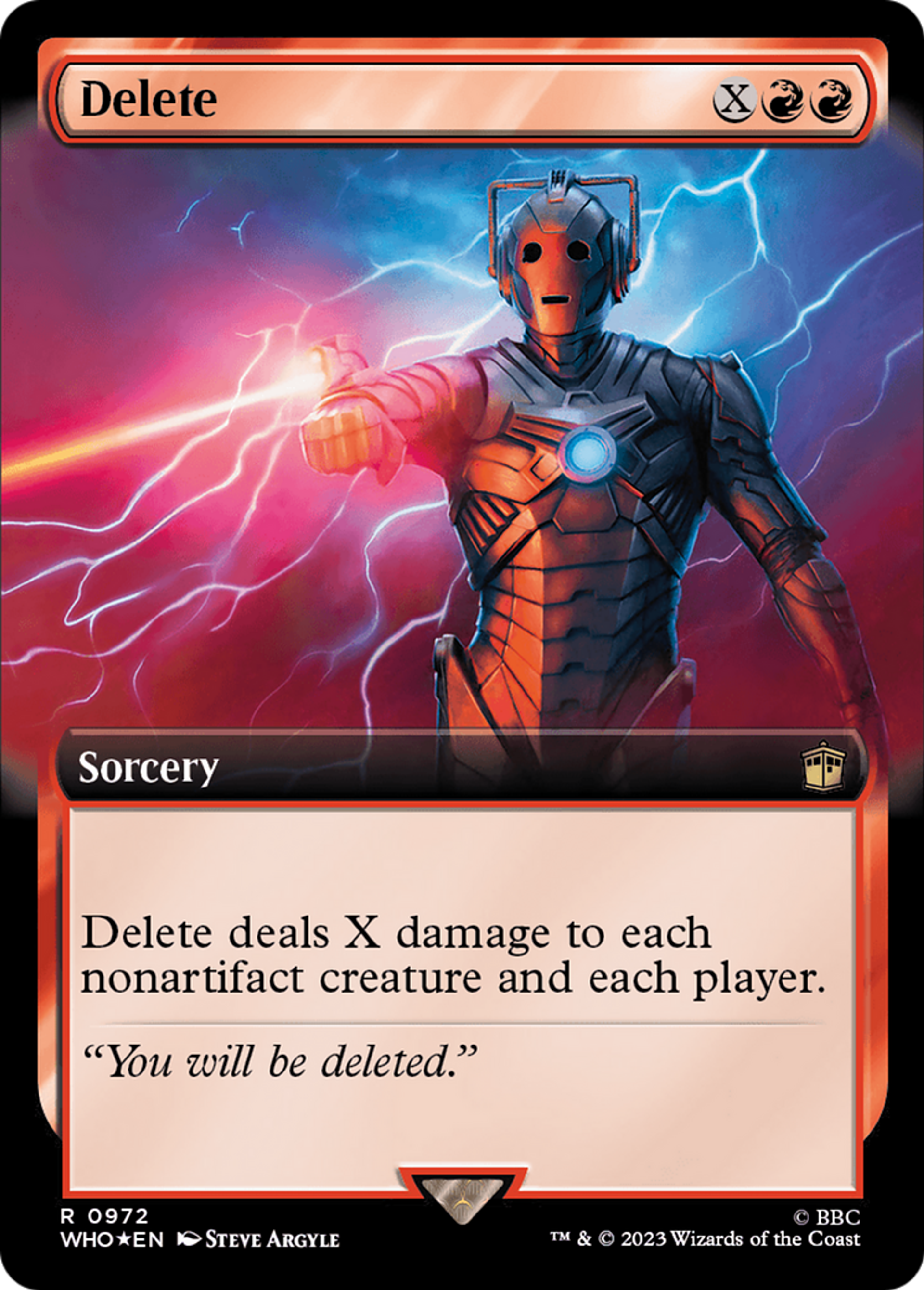Delete — Doctor Who — Magic: The Gathering