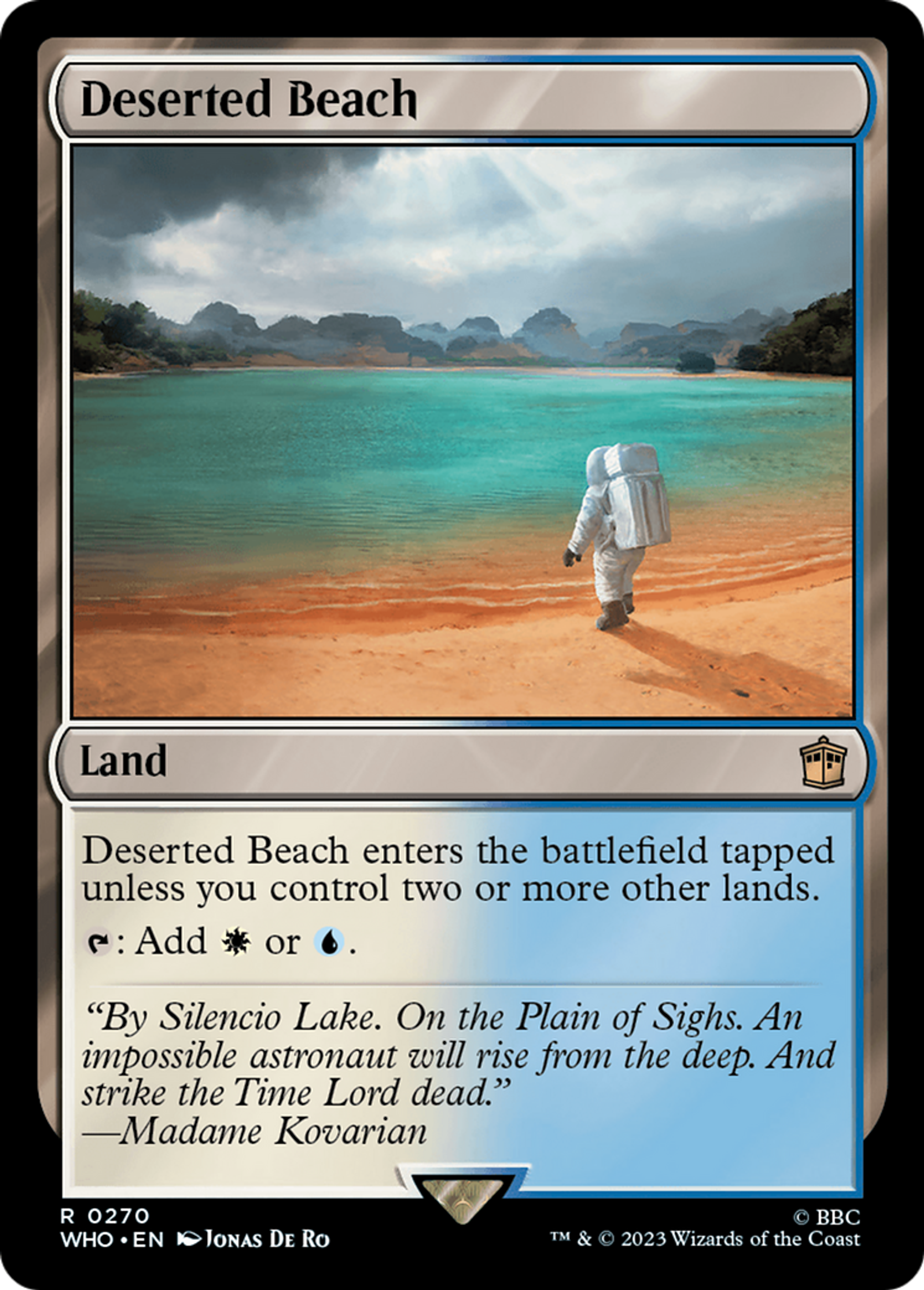 Deserted Beach — Doctor Who — Magic: The Gathering