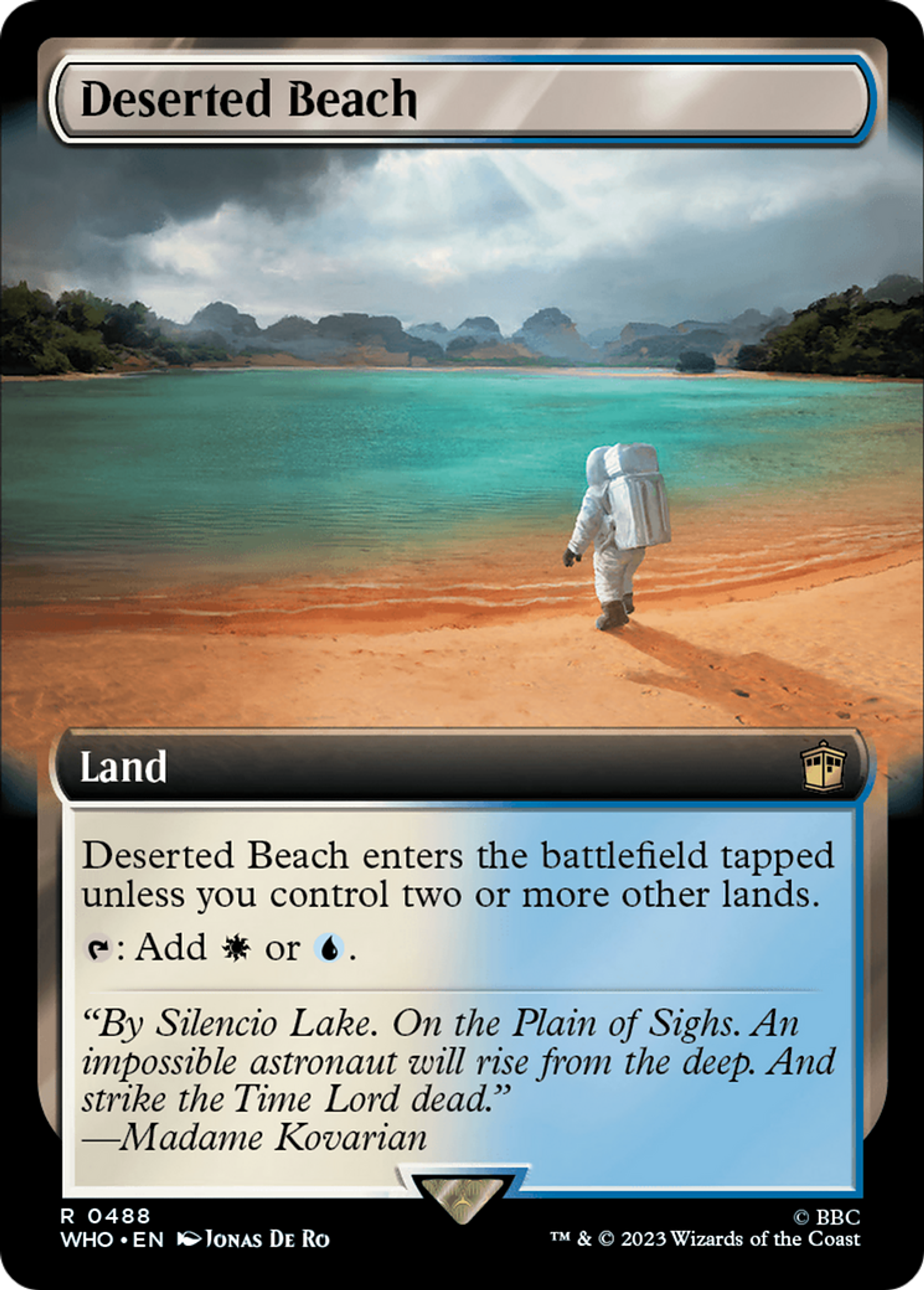 Plage désertée — Doctor Who — Magic: The Gathering