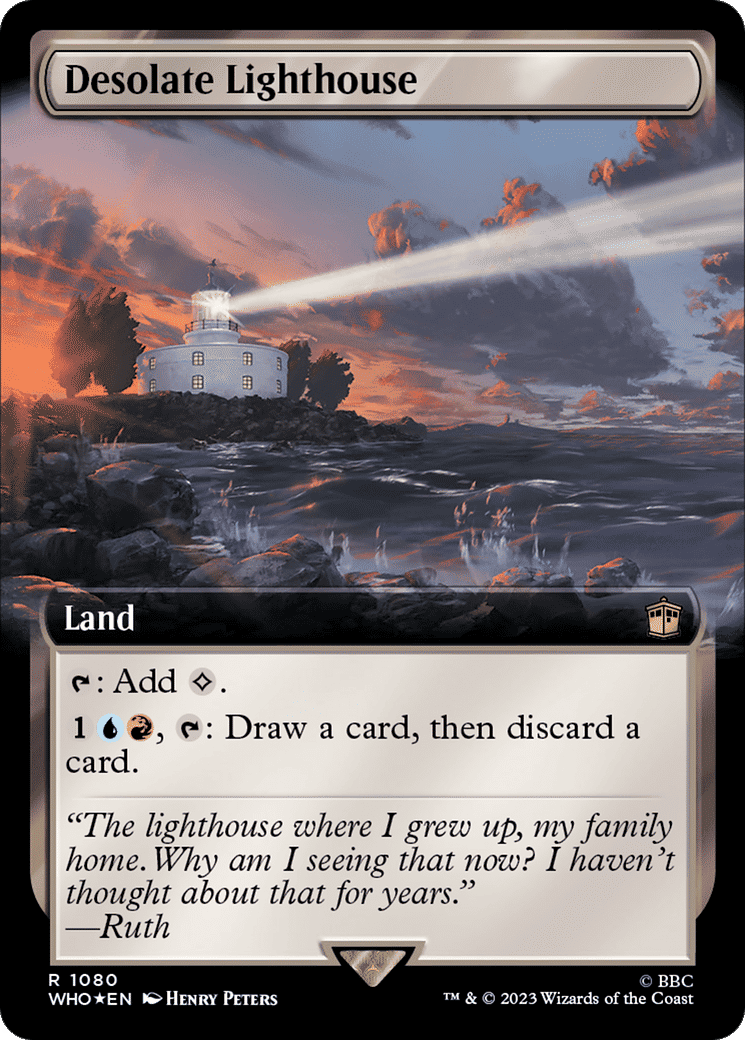Desolate Lighthouse — Doctor Who — Magic: The Gathering