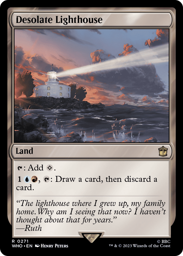 Desolate Lighthouse — Doctor Who — Magic: The Gathering