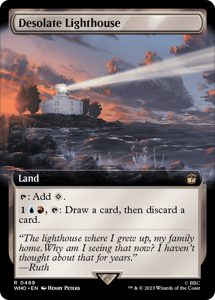 Desolate Lighthouse — Doctor Who — Magic: The Gathering