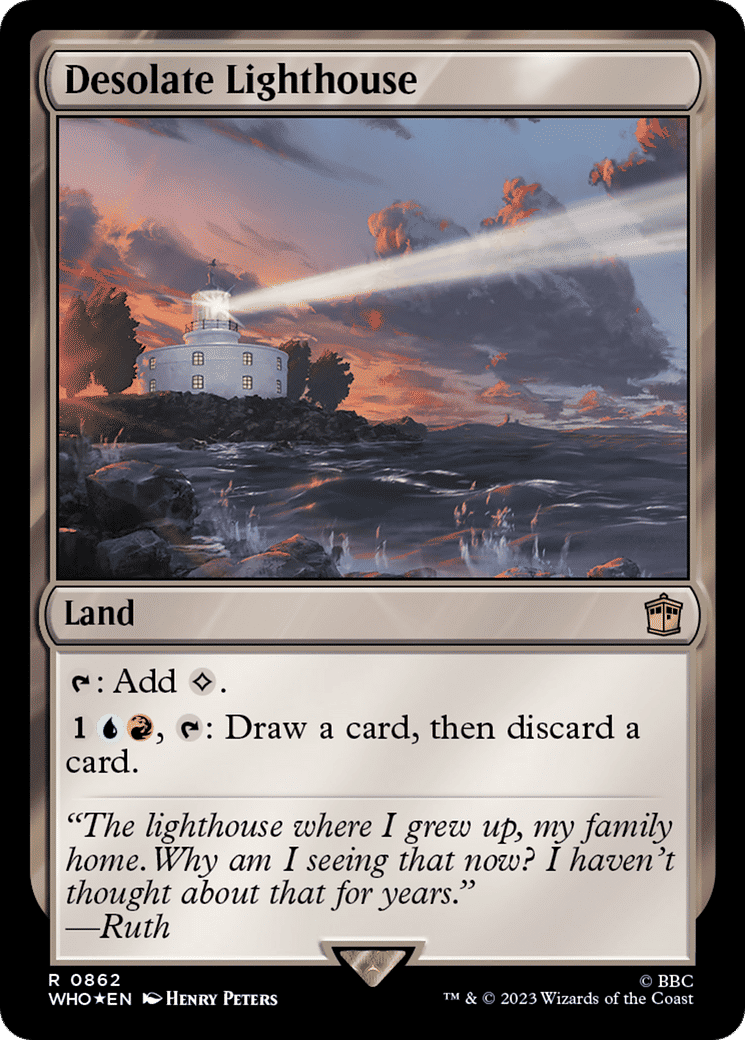 Desolate Lighthouse — Doctor Who — Magic: The Gathering