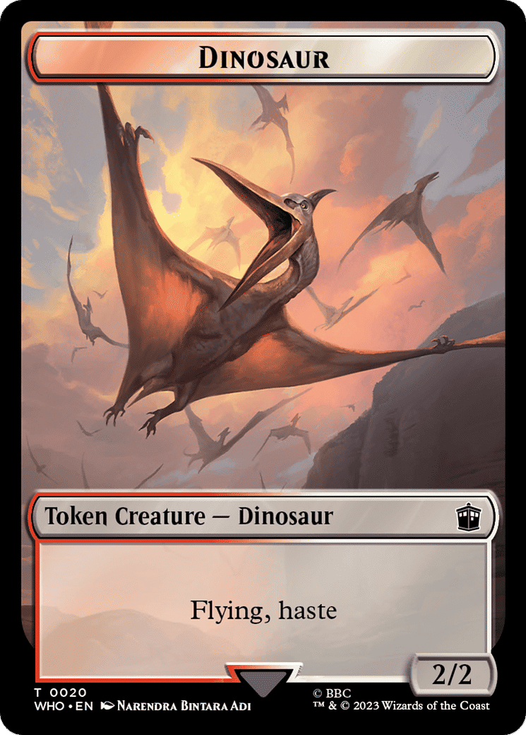 Dinosaur — Doctor Who — Magic: The Gathering