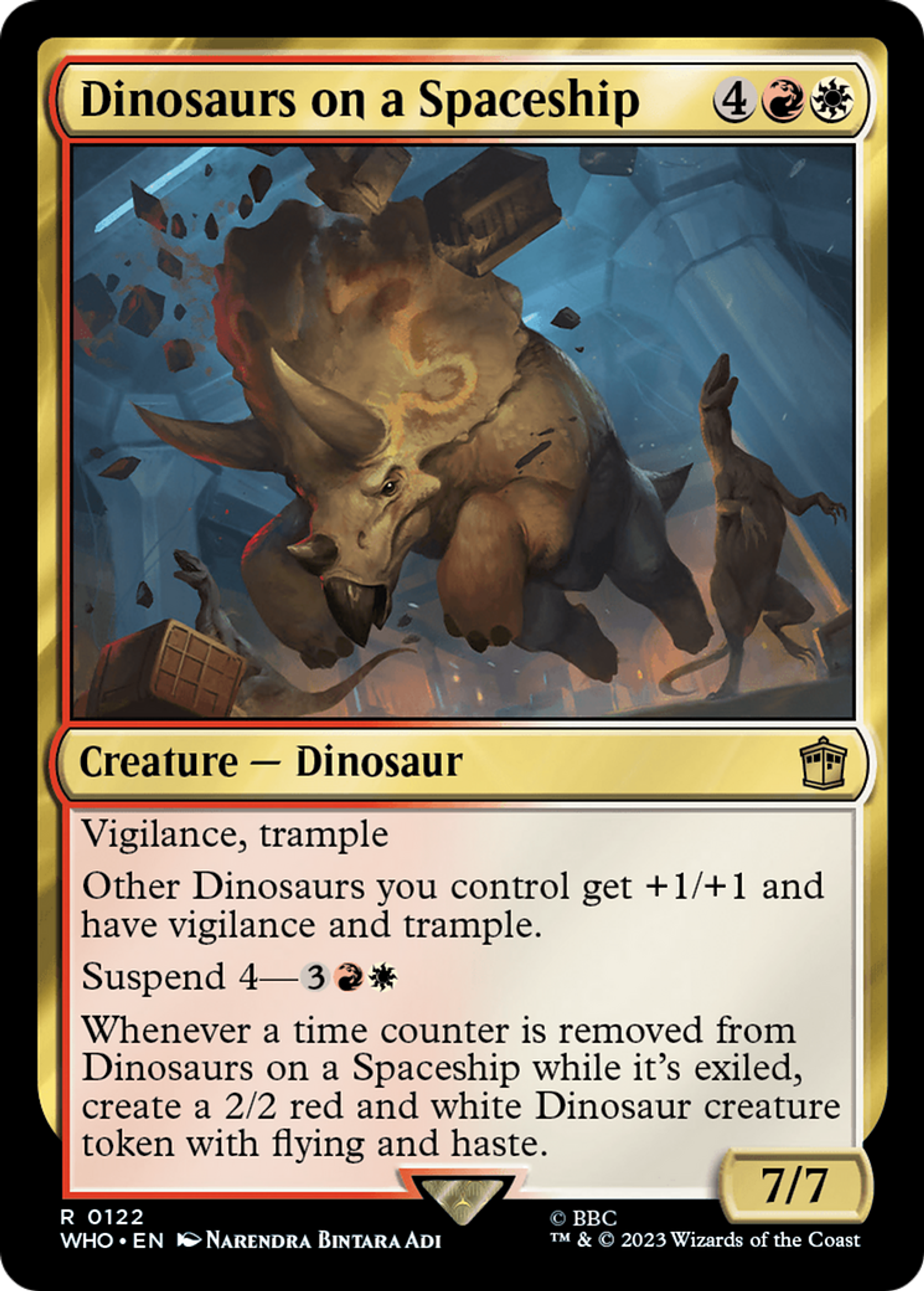 Des dinosaures dans l'espace — Doctor Who — Magic: The Gathering