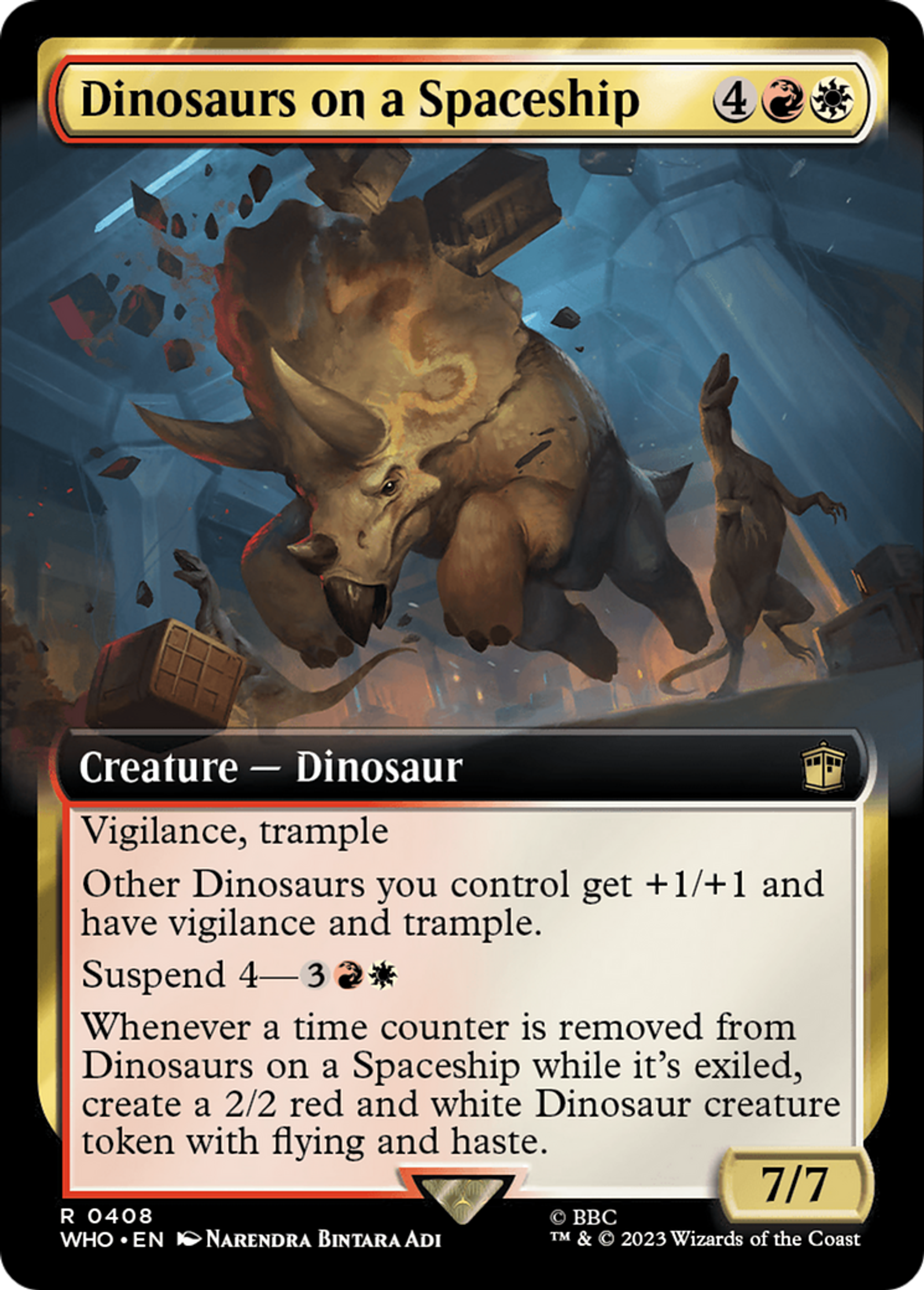 Des dinosaures dans l'espace — Doctor Who — Magic: The Gathering
