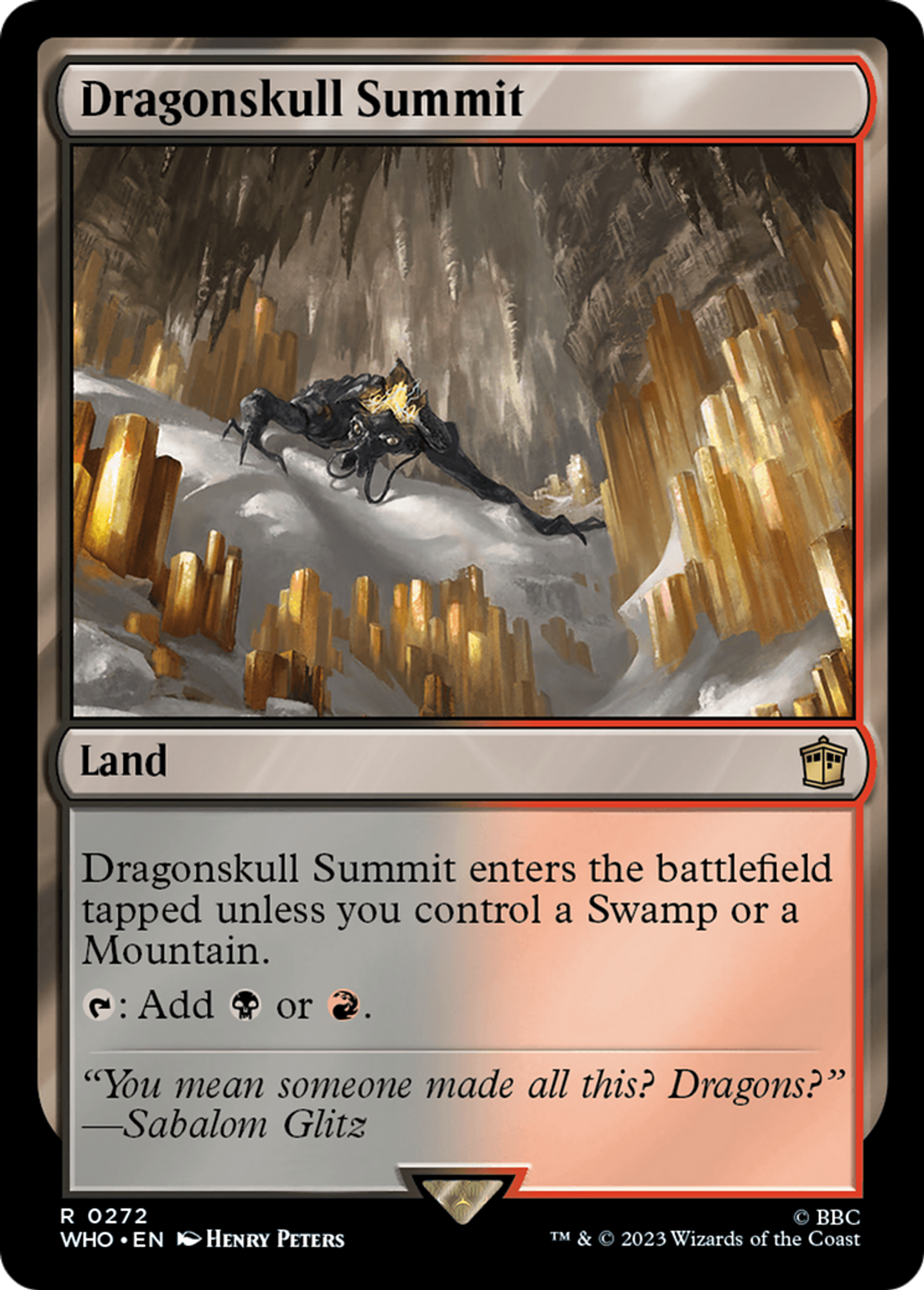 Sommet du Crânedragon — Doctor Who — Magic: The Gathering