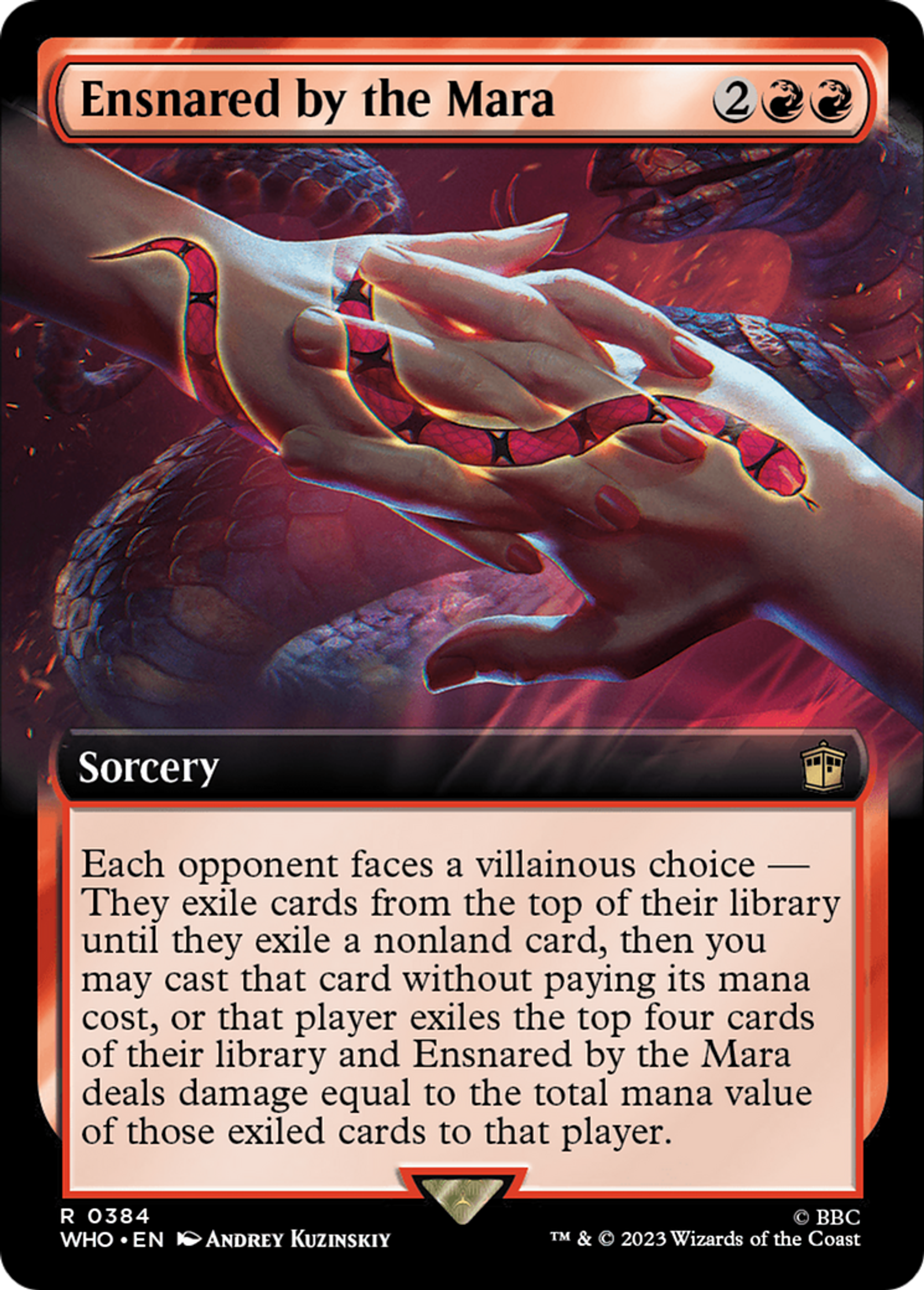 Ensnared by the Mara — Doctor Who — Magic: The Gathering