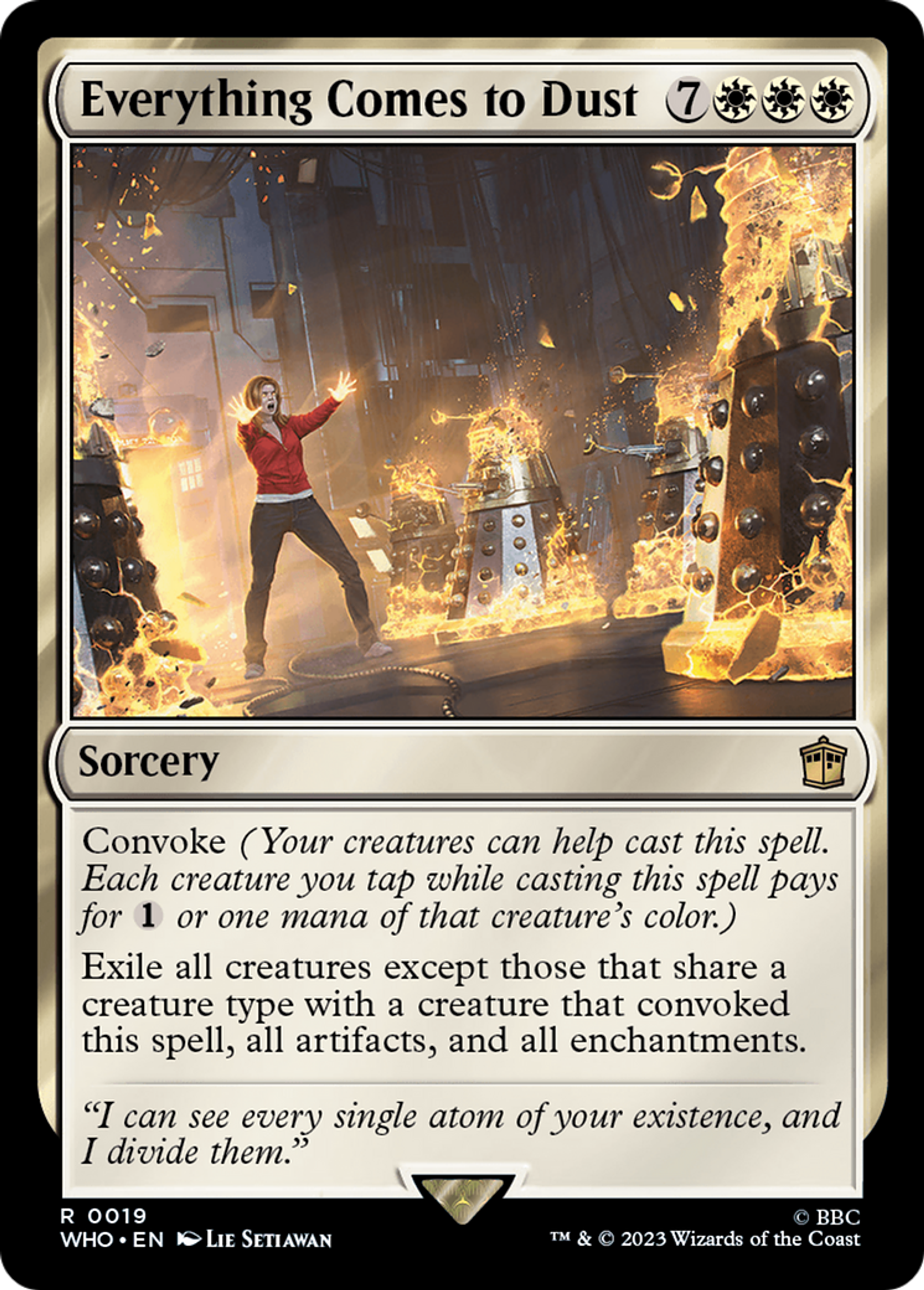 Everything Comes to Dust — Doctor Who — Magic: The Gathering