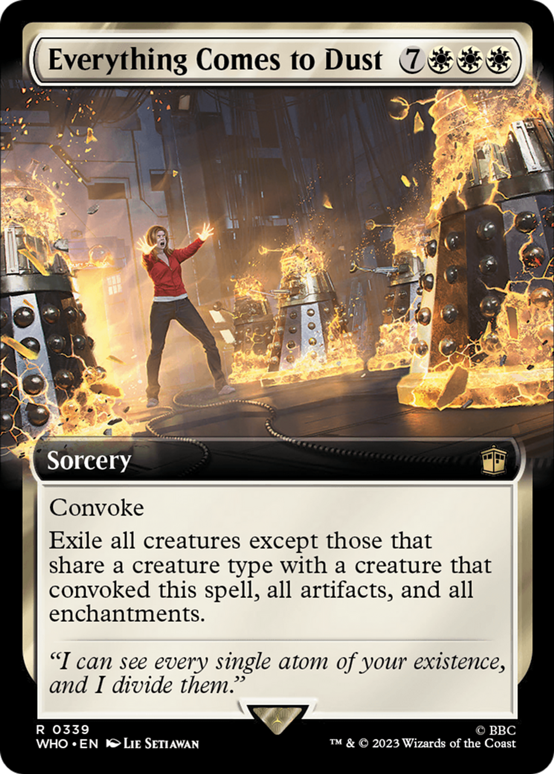 Everything Comes to Dust — Doctor Who — Magic: The Gathering