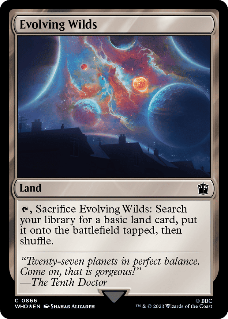Evolving Wilds — Doctor Who — Magic: The Gathering
