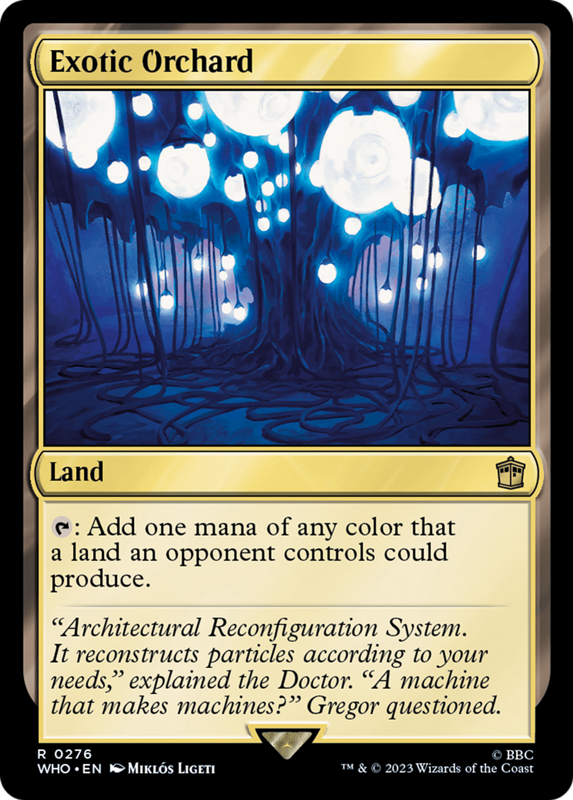 Verger exotique — Doctor Who — Magic: The Gathering