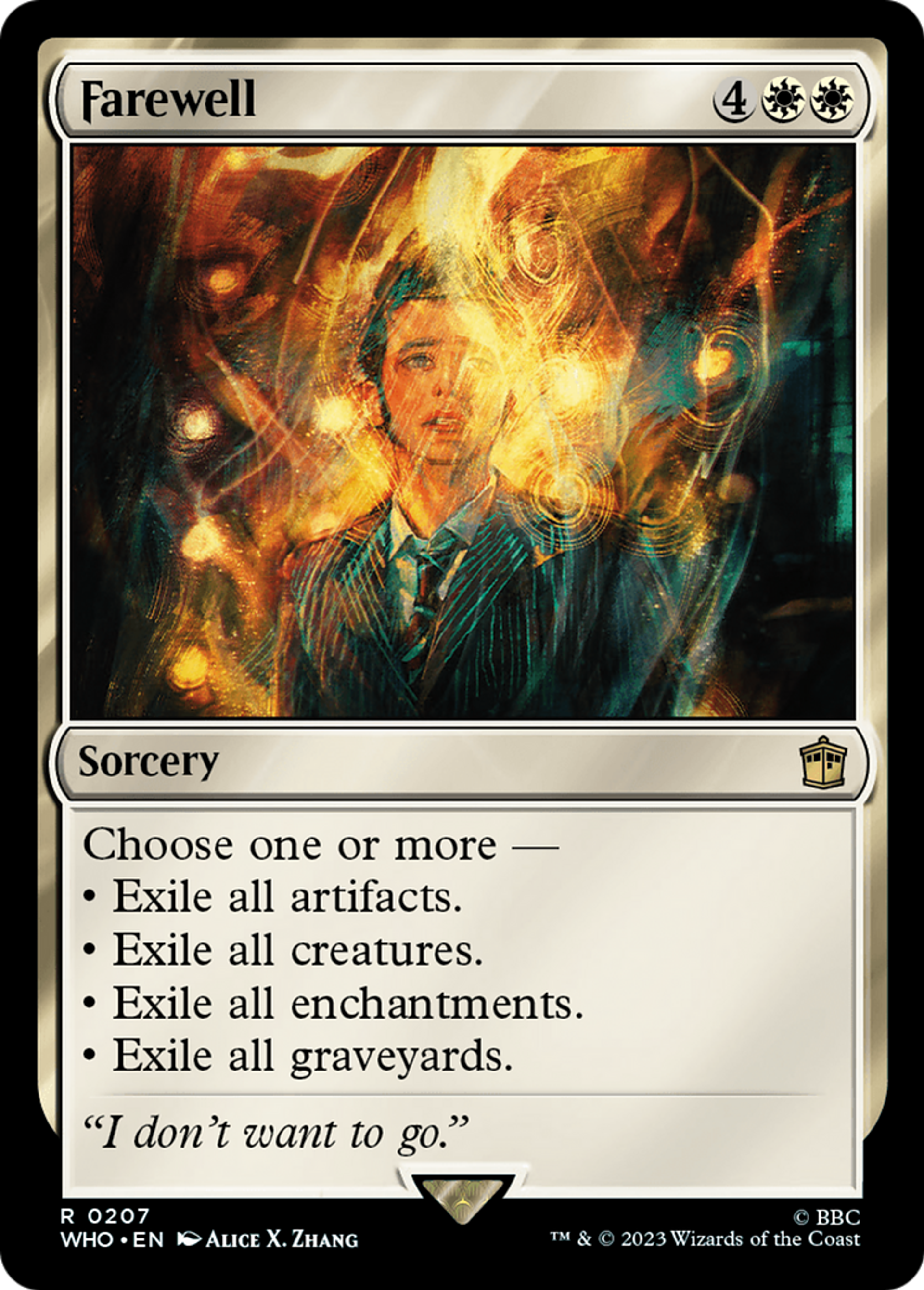 Farewell — Doctor Who — Magic: The Gathering