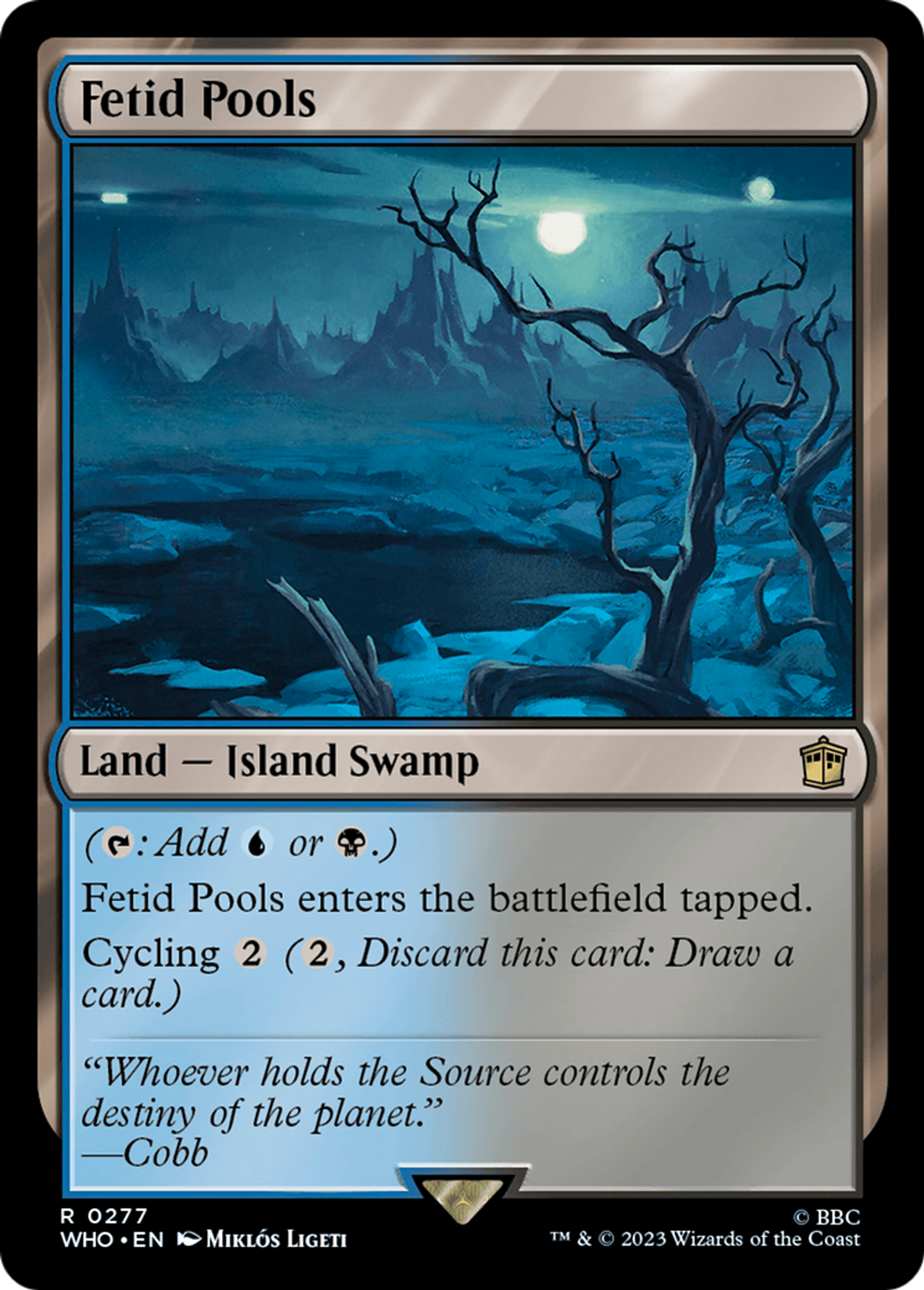 Fetid Pools — Doctor Who — Magic: The Gathering
