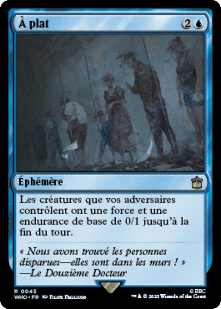 À plat — Doctor Who — Magic: The Gathering