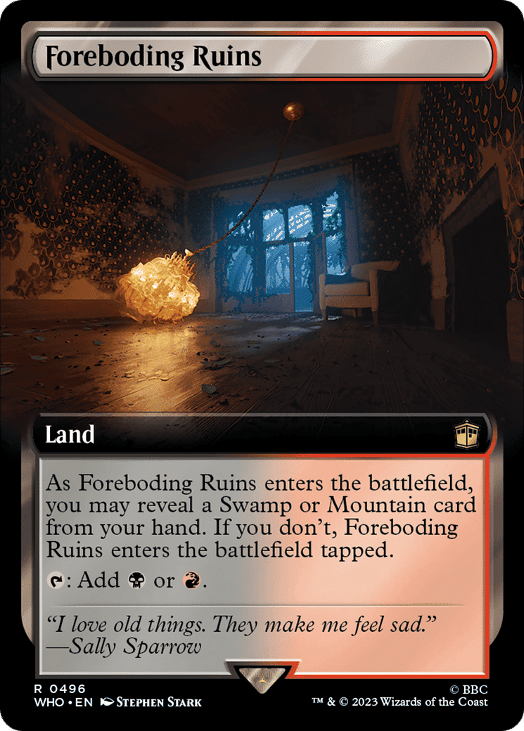 Foreboding Ruins — Doctor Who — Magic: The Gathering