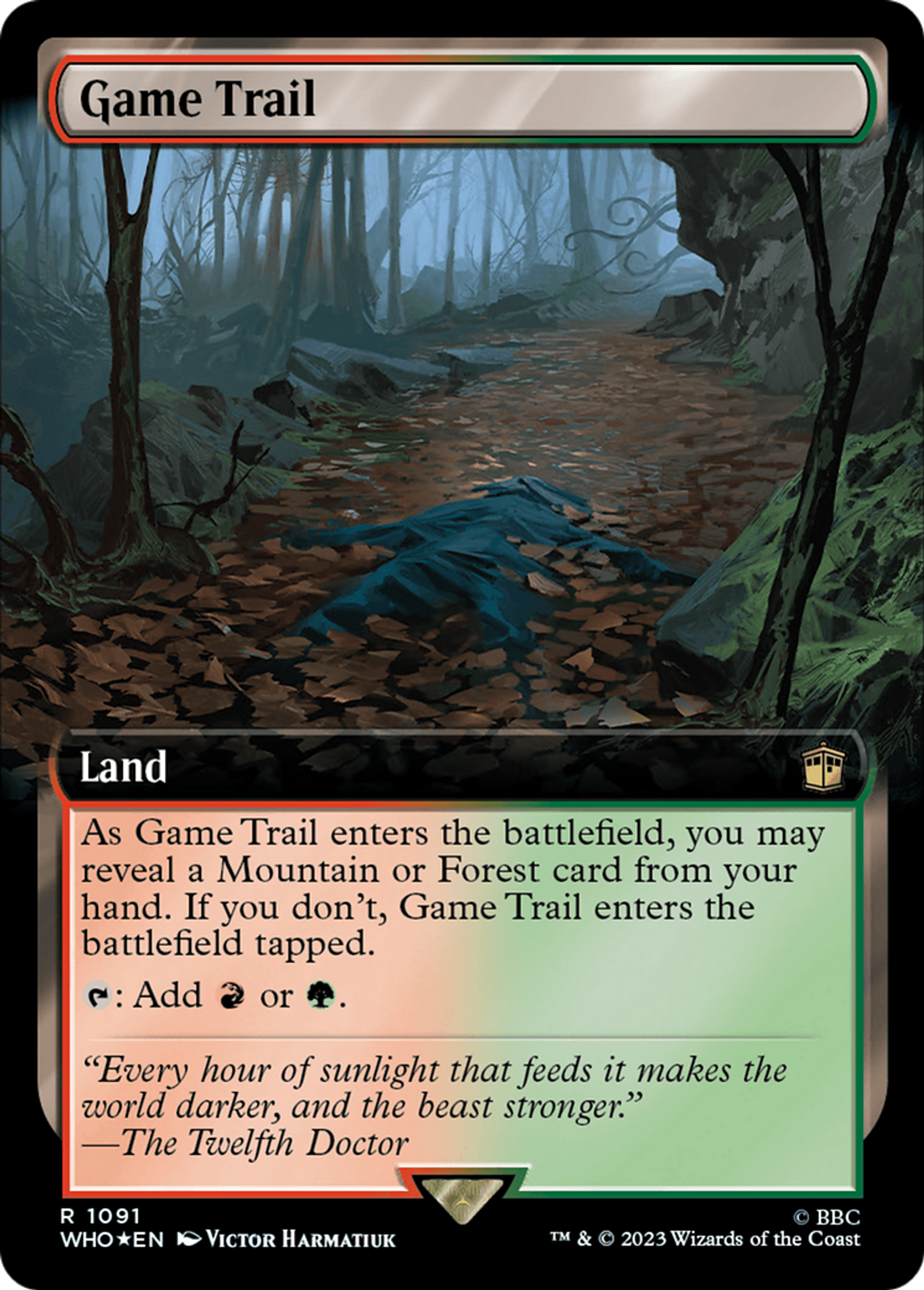 Piste du gibier — Doctor Who — Magic: The Gathering