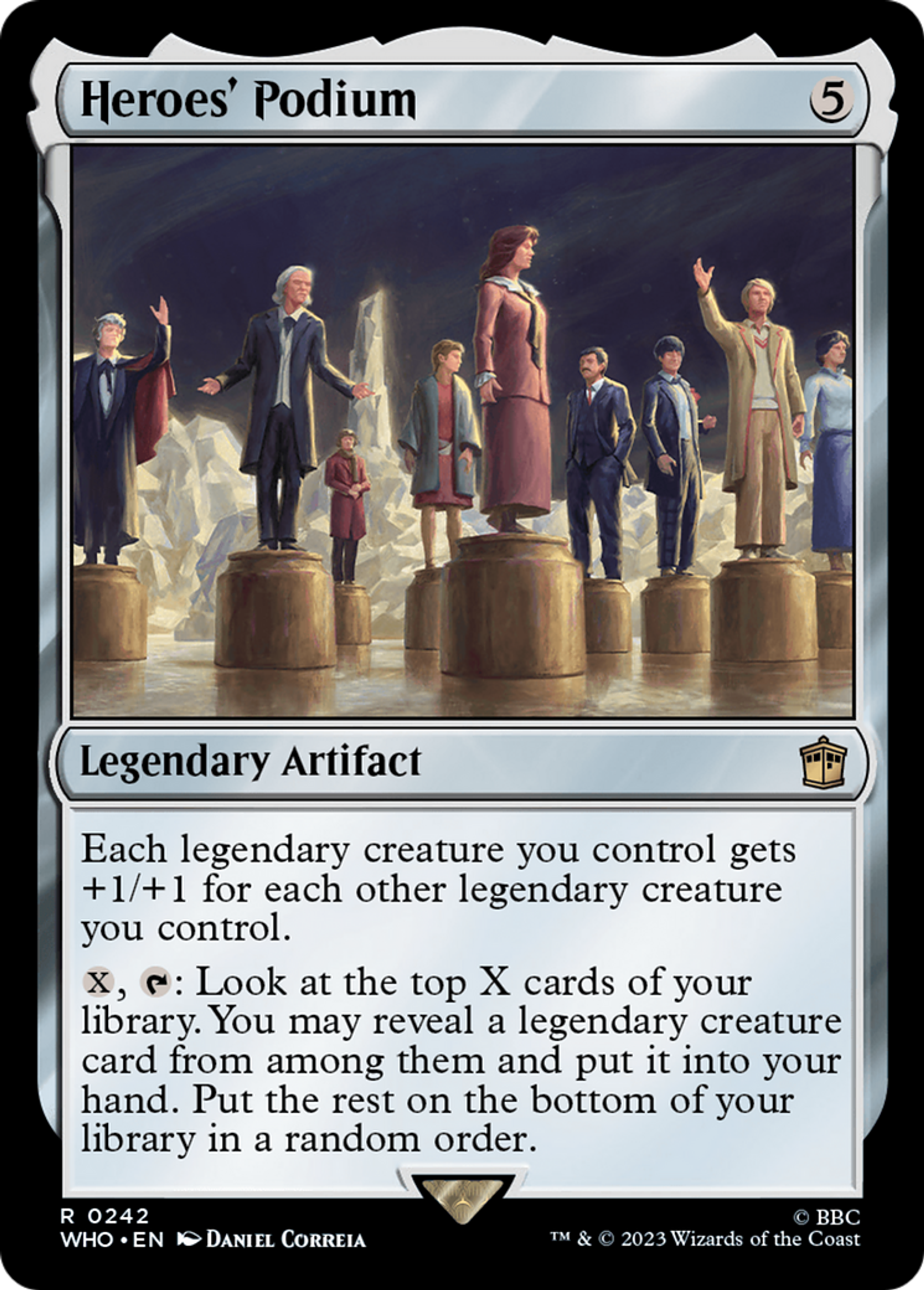 Podium des héros — Doctor Who — Magic: The Gathering