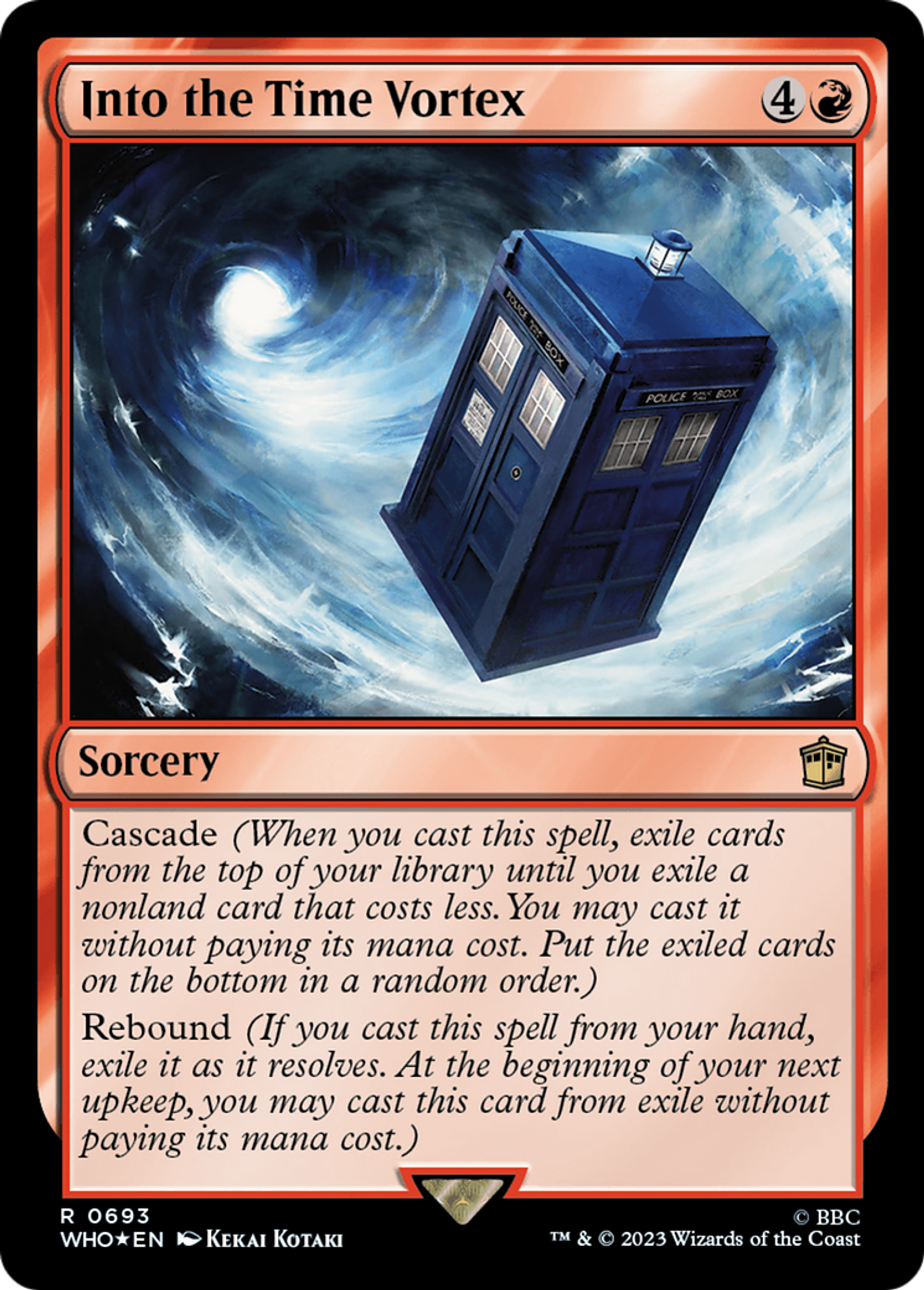 Into the Time Vortex — Doctor Who — Magic: The Gathering
