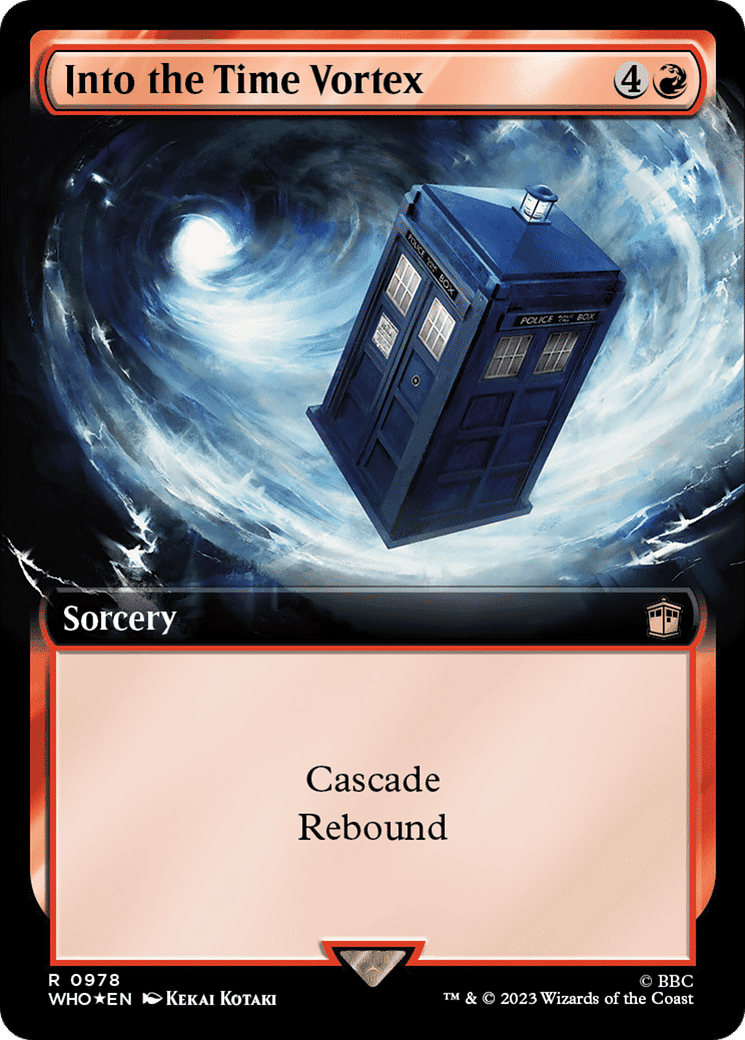 Into the Time Vortex — Doctor Who — Magic: The Gathering