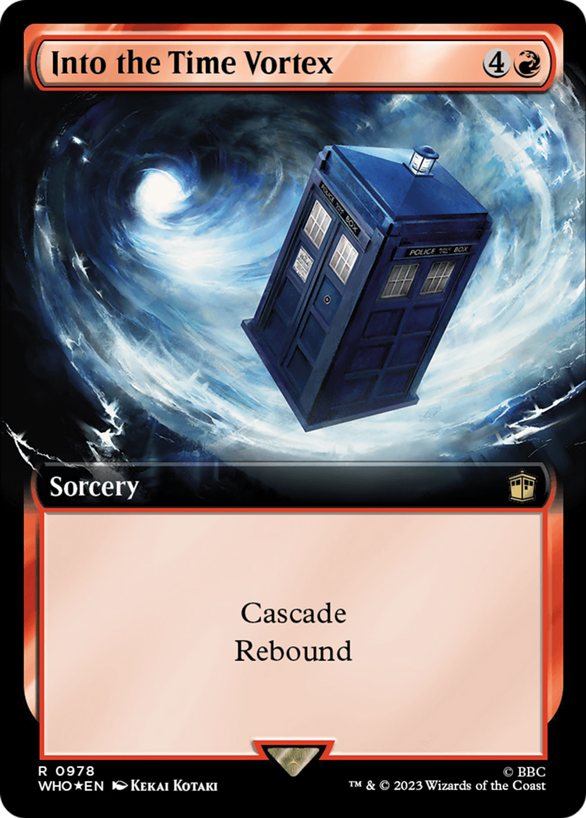Into the Time Vortex — Doctor Who — Magic: The Gathering