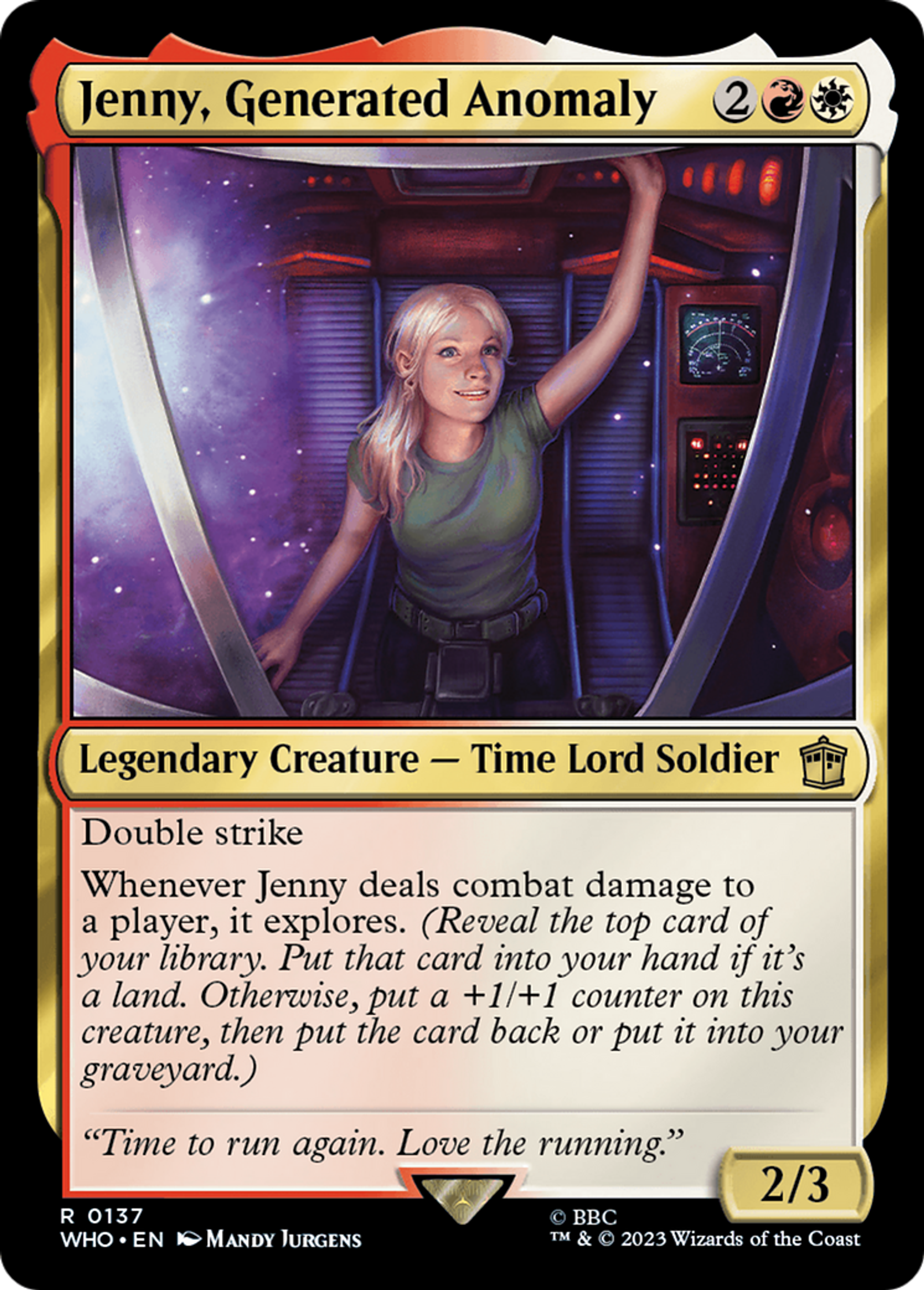 Jenny, erreur génétique — Doctor Who — Magic: The Gathering
