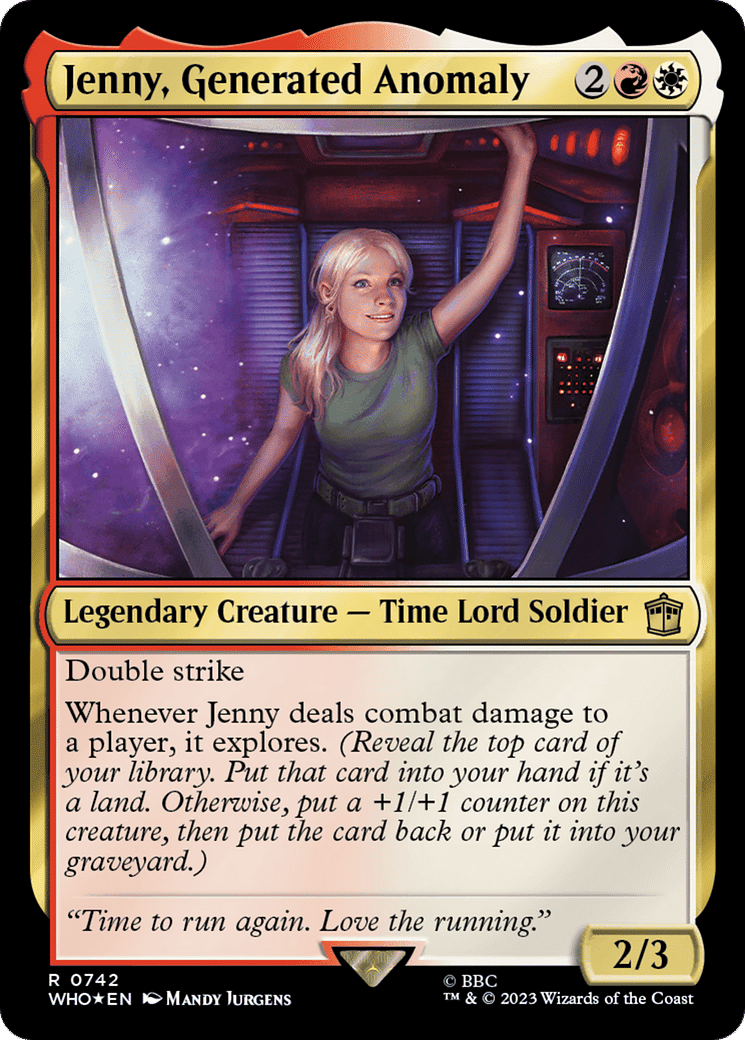 Jenny, Generated Anomaly — Doctor Who — Magic: The Gathering