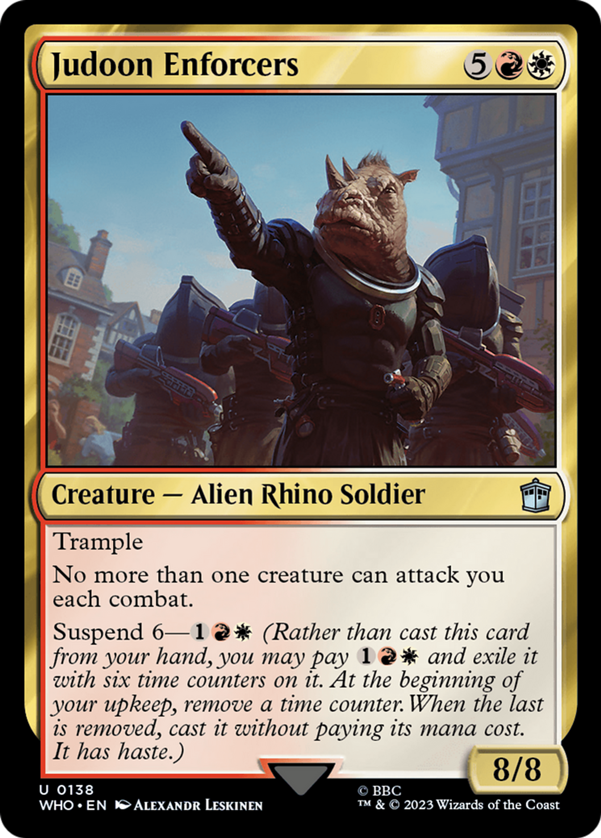 Argousins judoons — Doctor Who — Magic: The Gathering