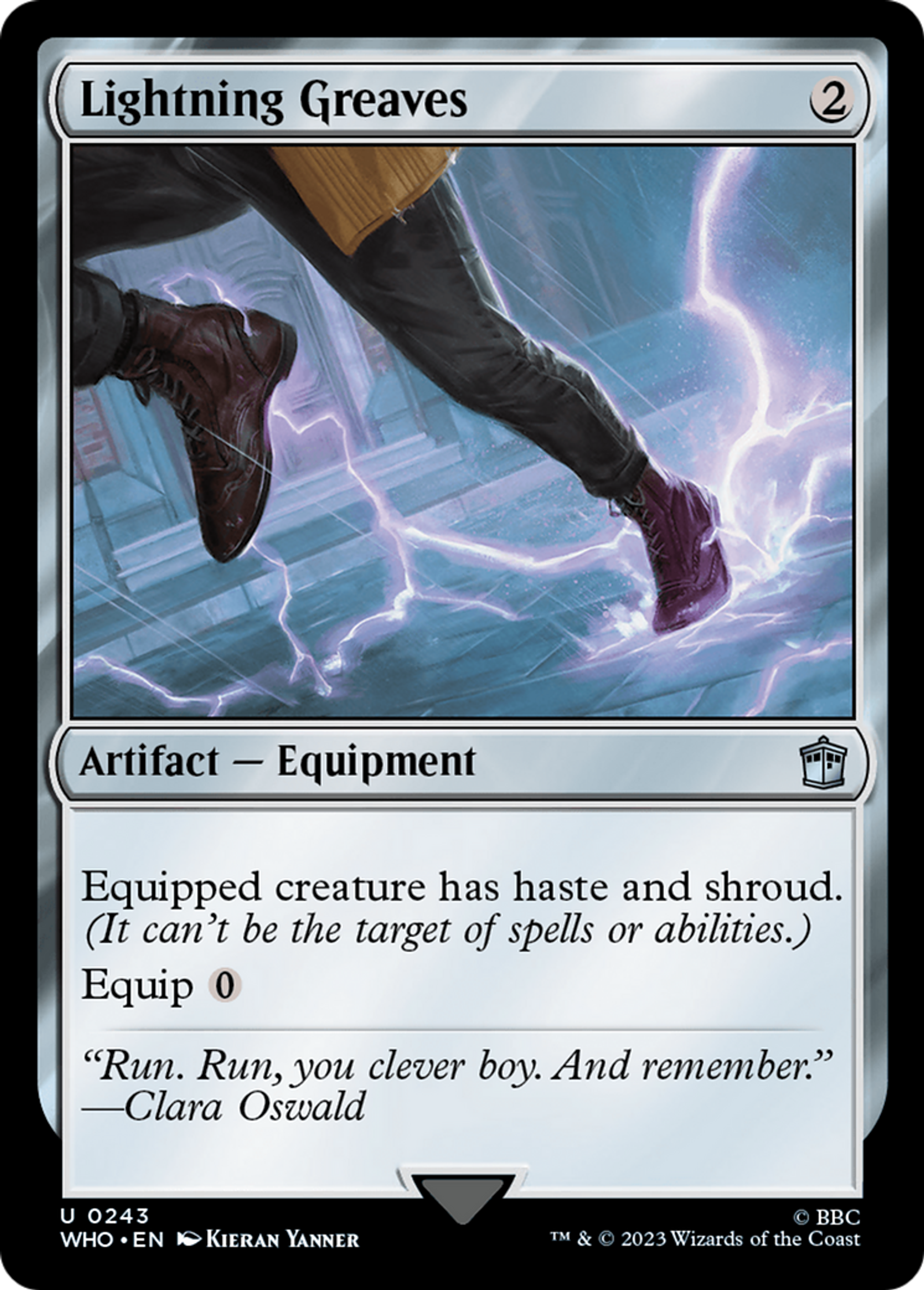 Lightning Greaves — Doctor Who — Magic: The Gathering
