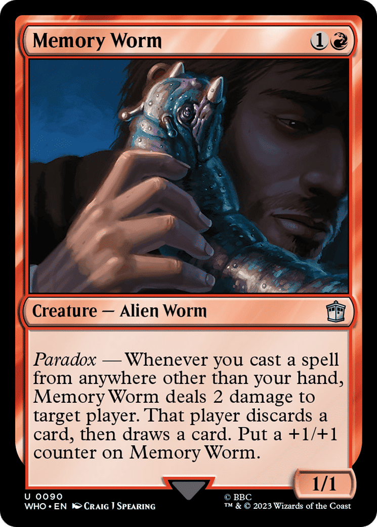 Memory Worm — Doctor Who — Magic: The Gathering