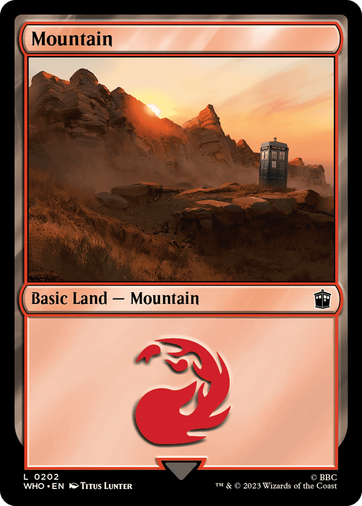 Mountain — Doctor Who — Magic: The Gathering