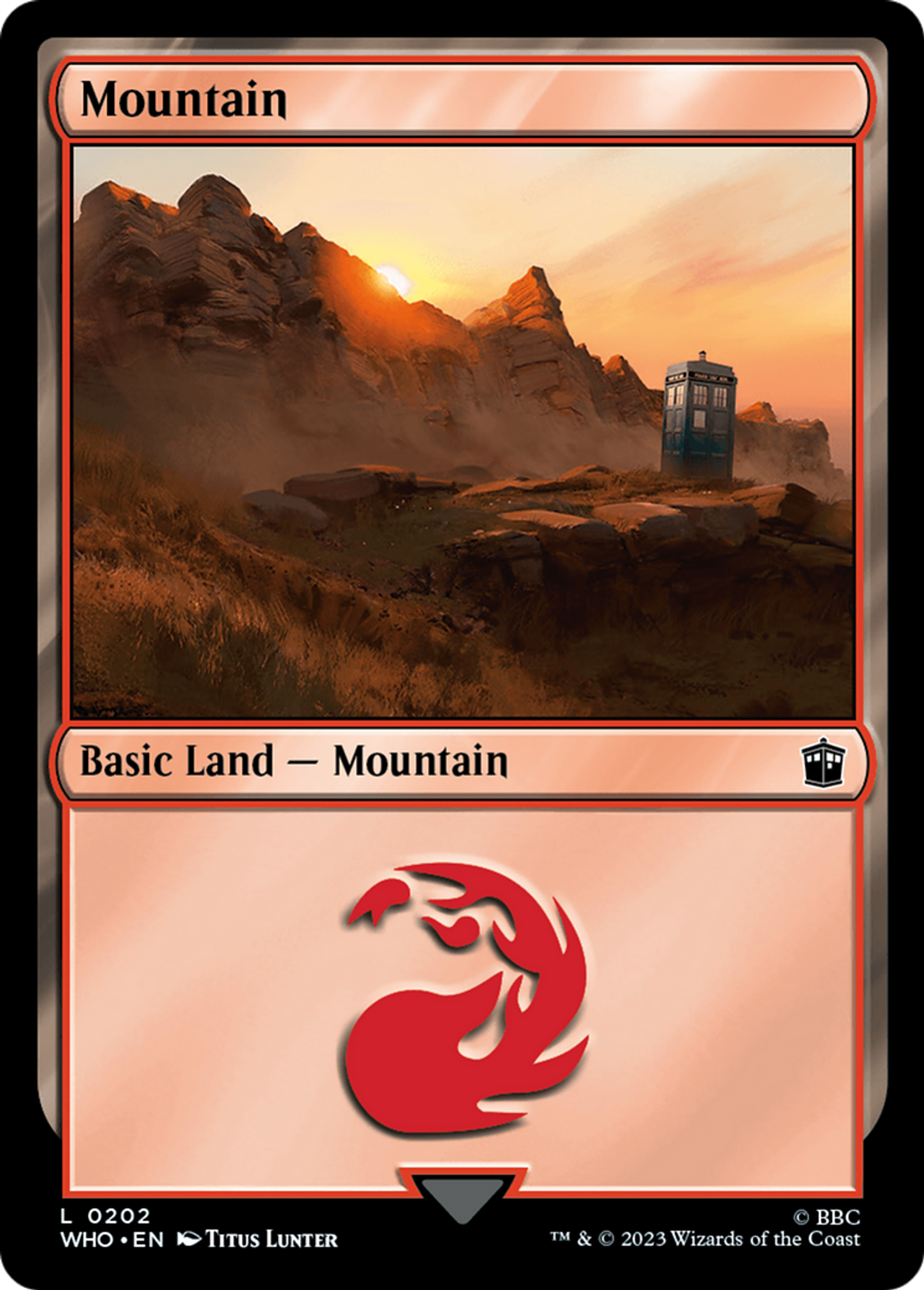 Montagne — Doctor Who — Magic: The Gathering