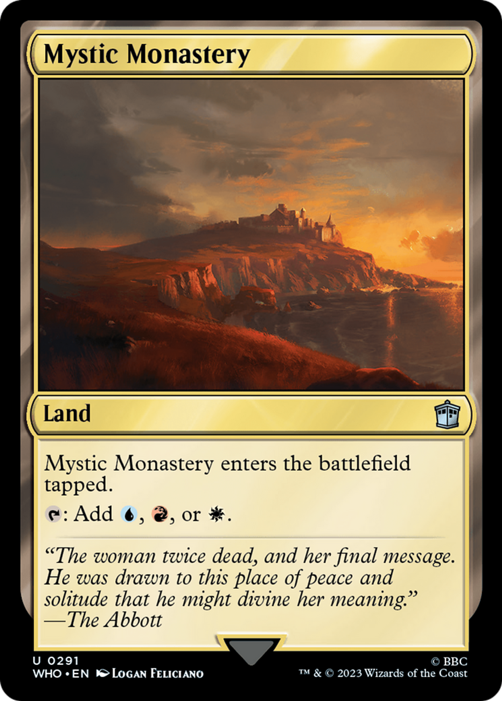 Monastère mystique — Doctor Who — Magic: The Gathering