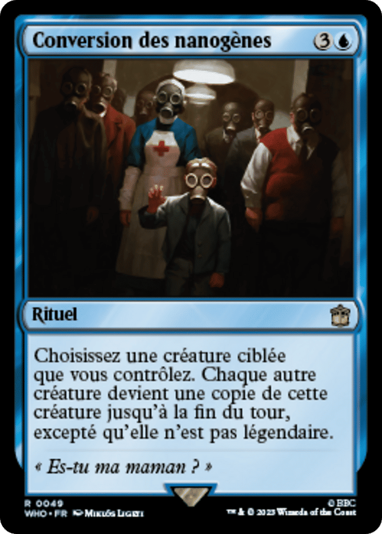 Conversion des nanogènes — Doctor Who — Magic: The Gathering