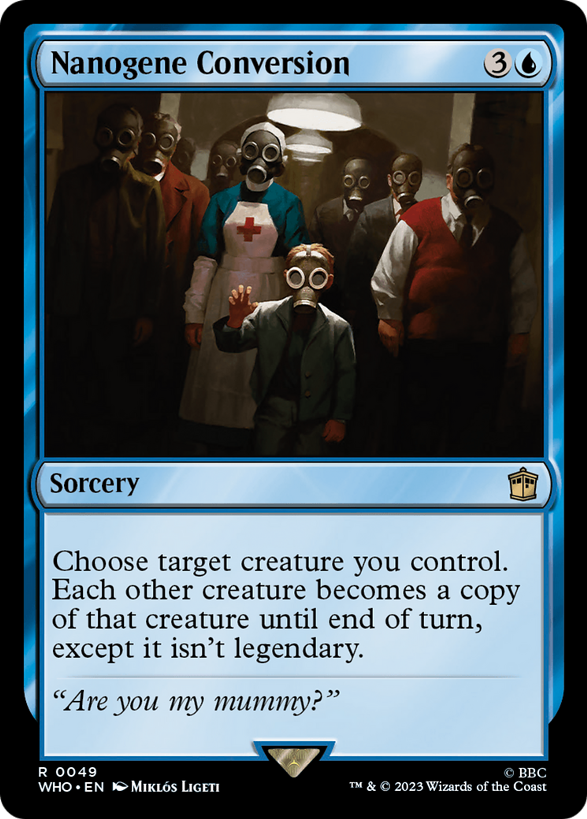 Conversion des nanogènes — Doctor Who — Magic: The Gathering
