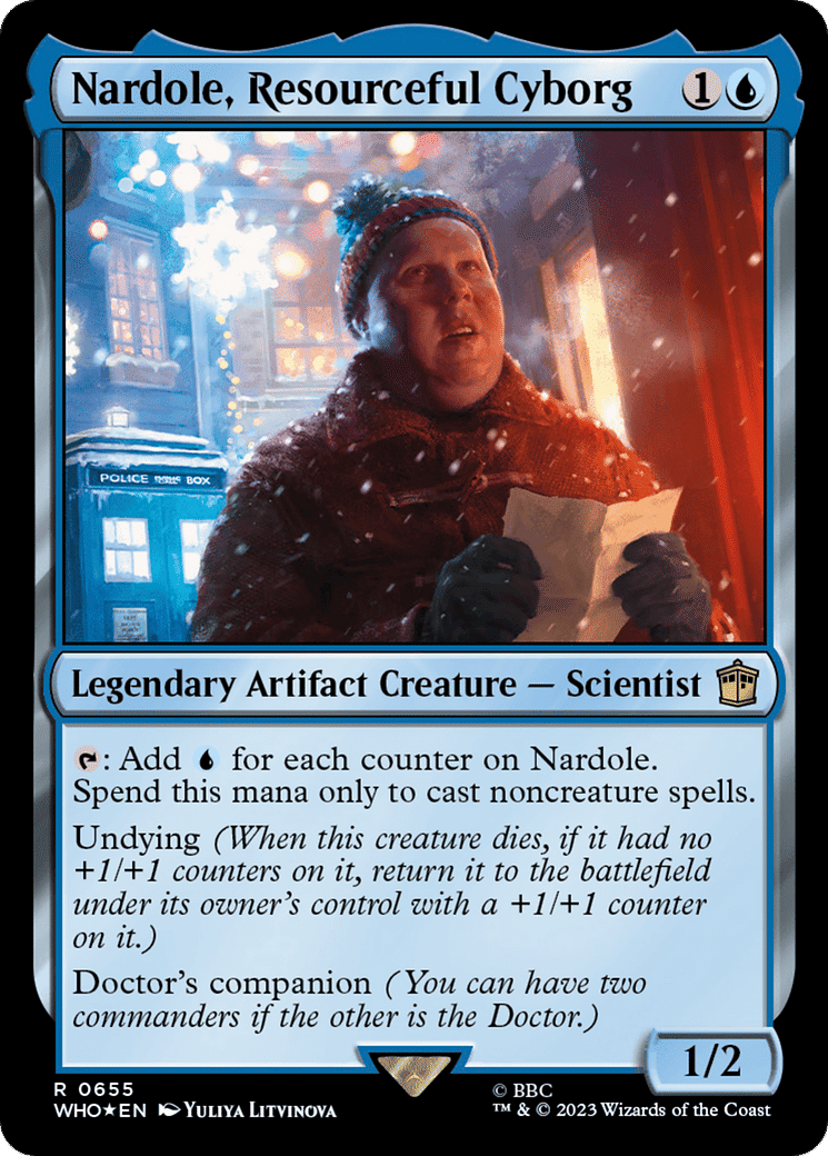 Nardole, Resourceful Cyborg — Doctor Who — Magic: The Gathering