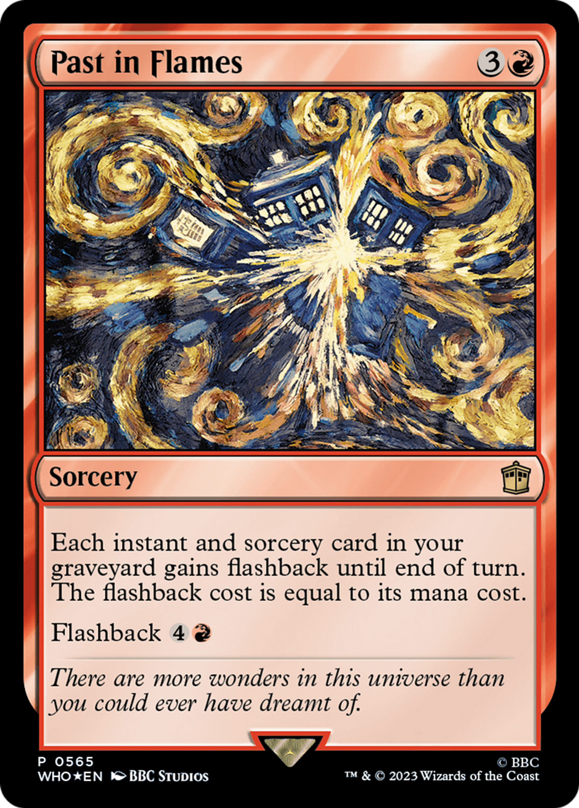 Past in Flames — Doctor Who — Magic: The Gathering