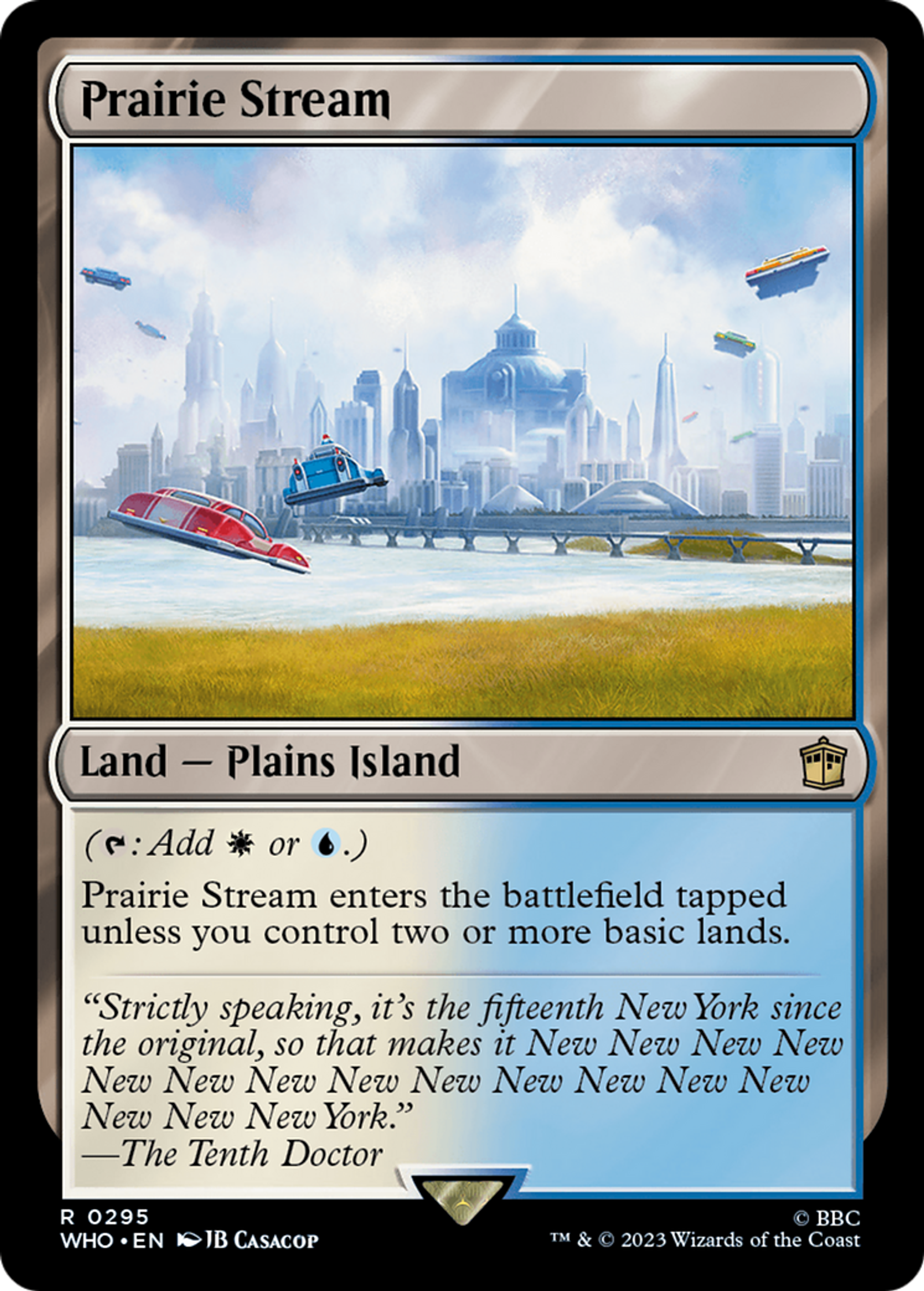 Prairie ruisselante — Doctor Who — Magic: The Gathering