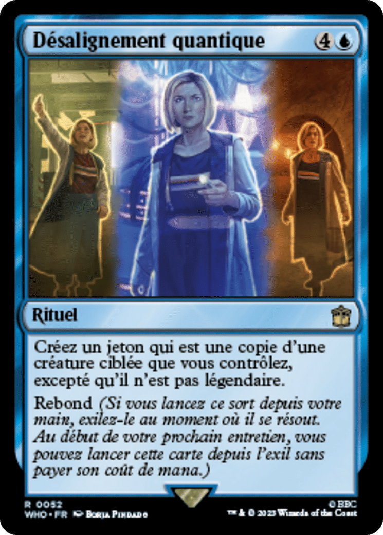 Désalignement quantique — Doctor Who — Magic: The Gathering