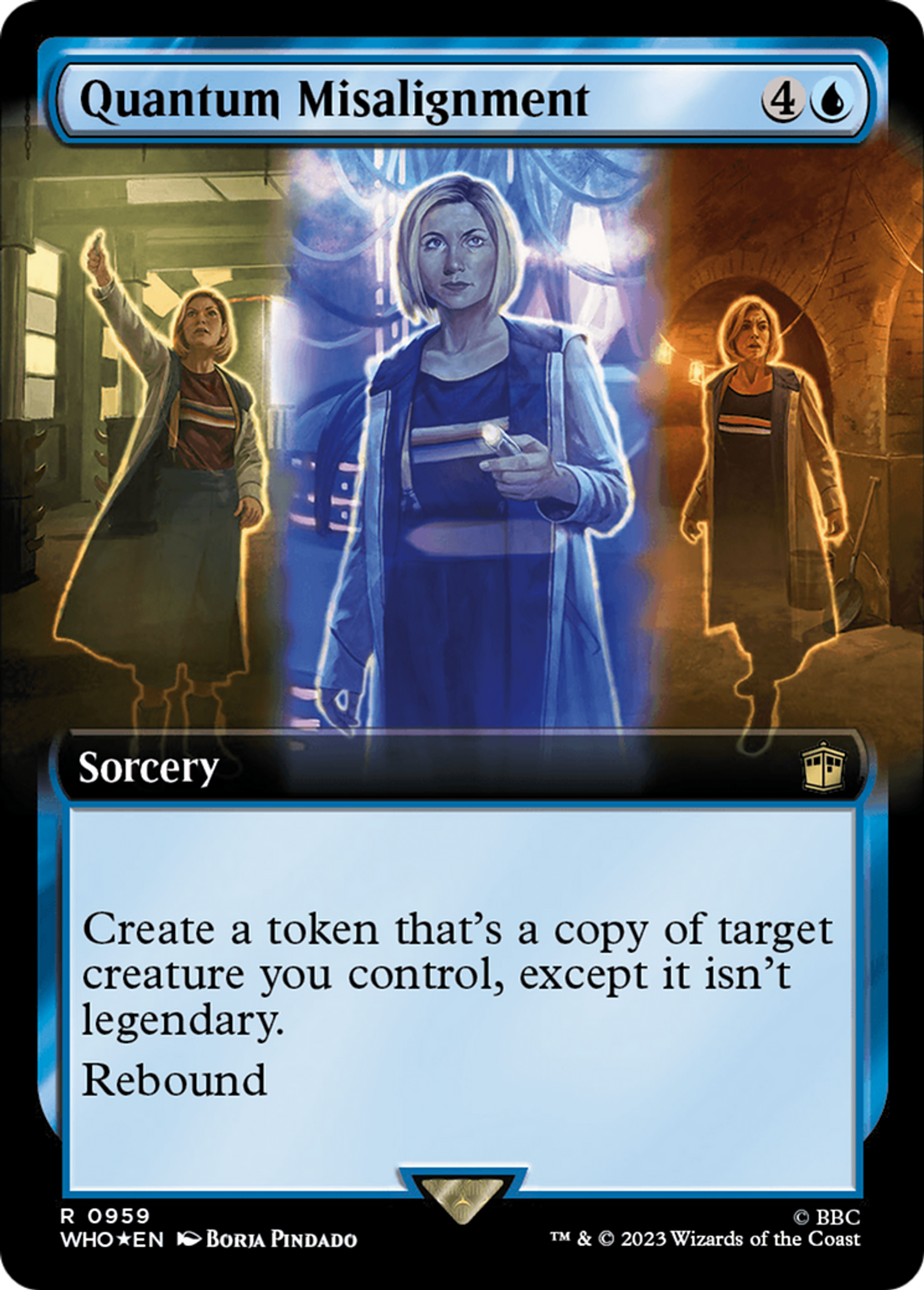 Désalignement quantique — Doctor Who — Magic: The Gathering