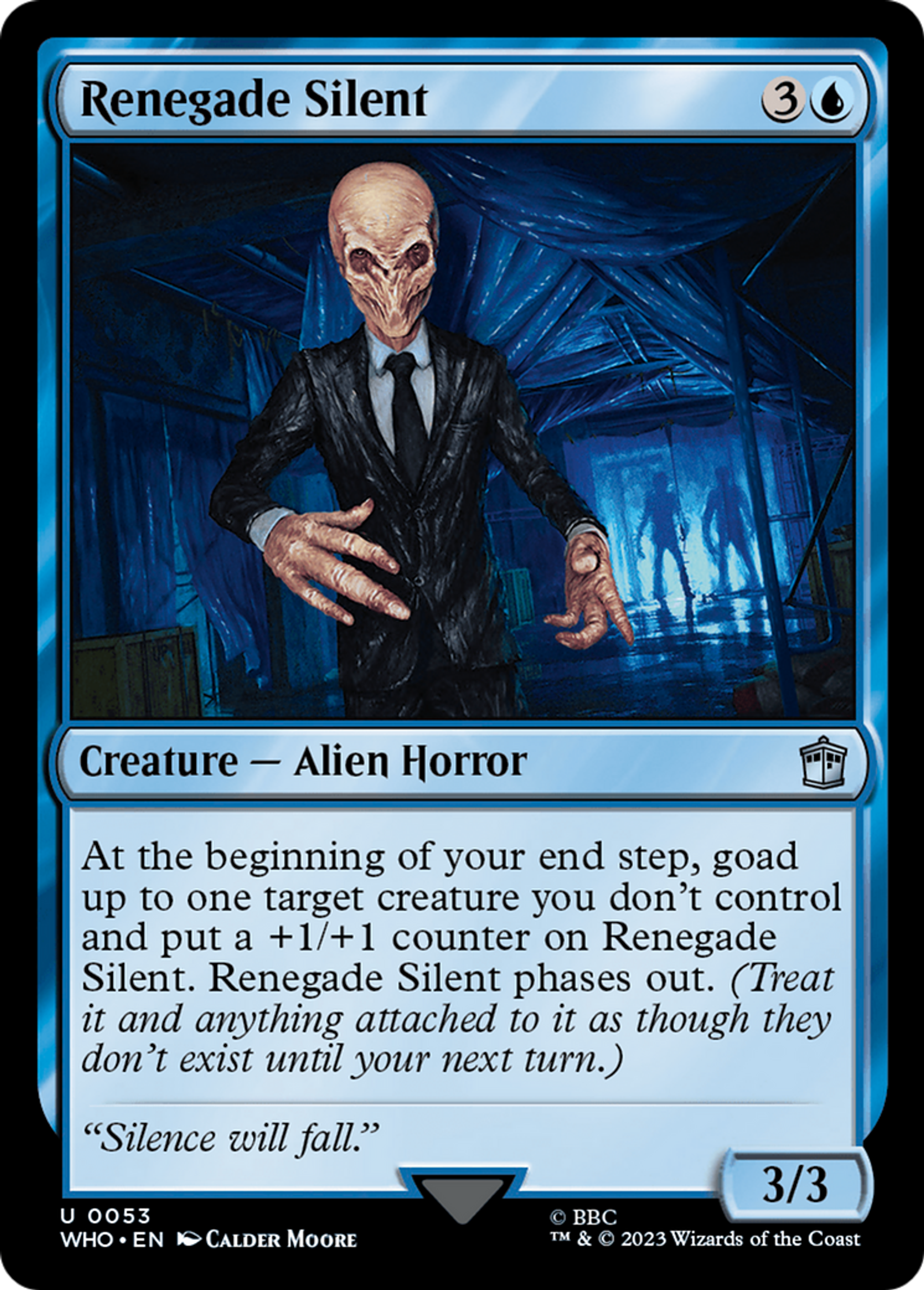 Silent renégat — Doctor Who — Magic: The Gathering