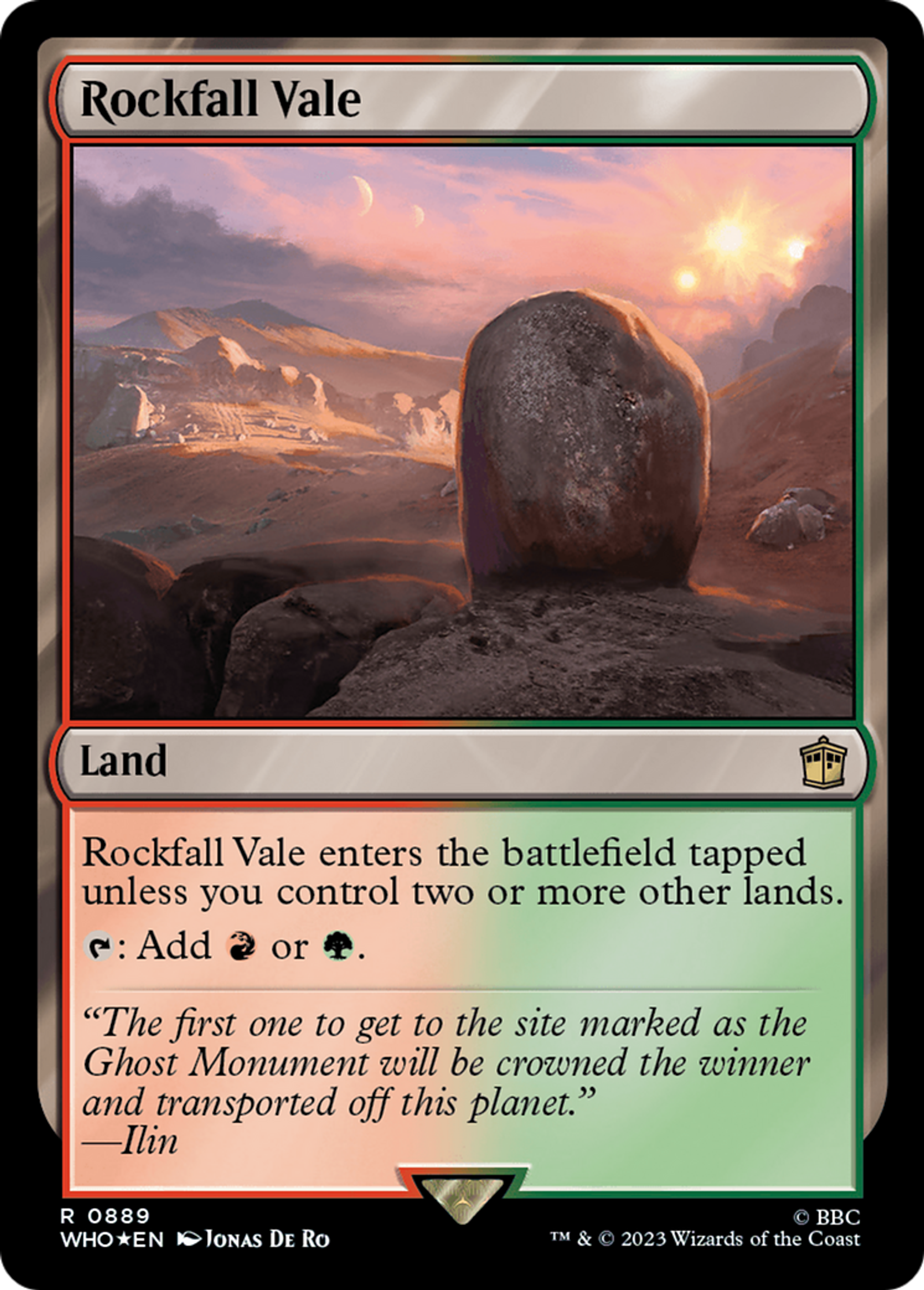 Val de Rocheruine — Doctor Who — Magic: The Gathering