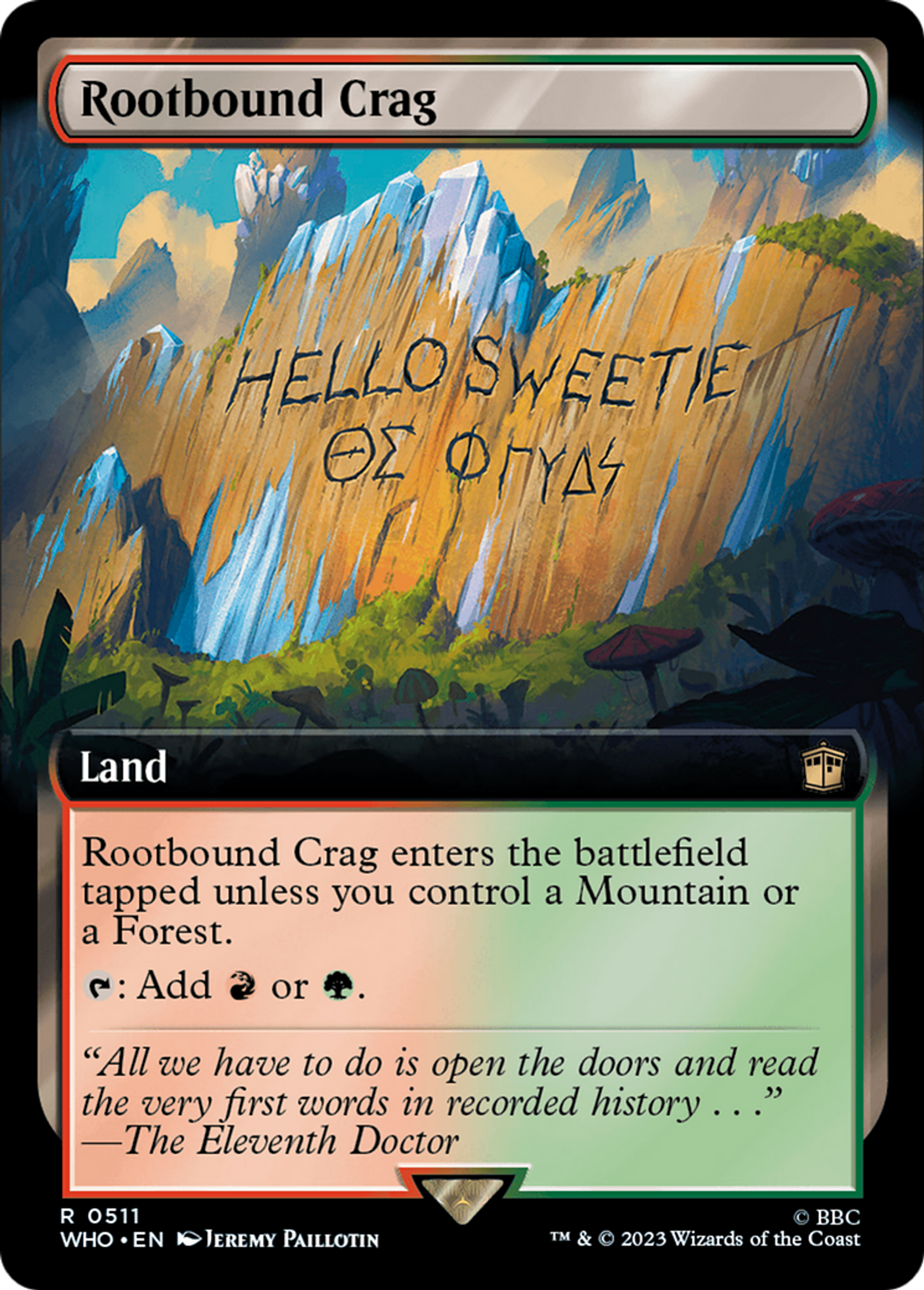 Mont enraciné — Doctor Who — Magic: The Gathering