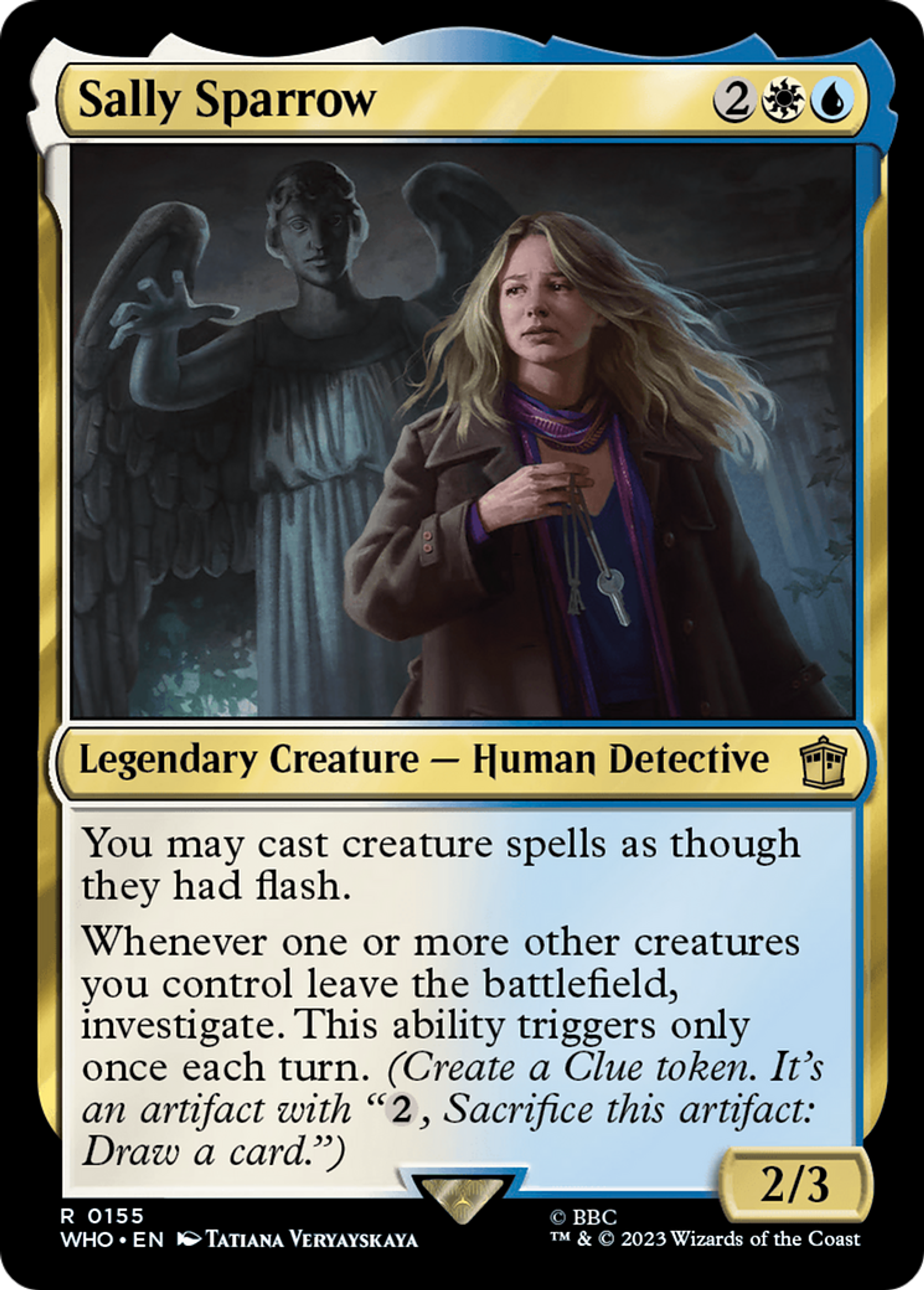 Sally Sparrow — Doctor Who — Magic: The Gathering