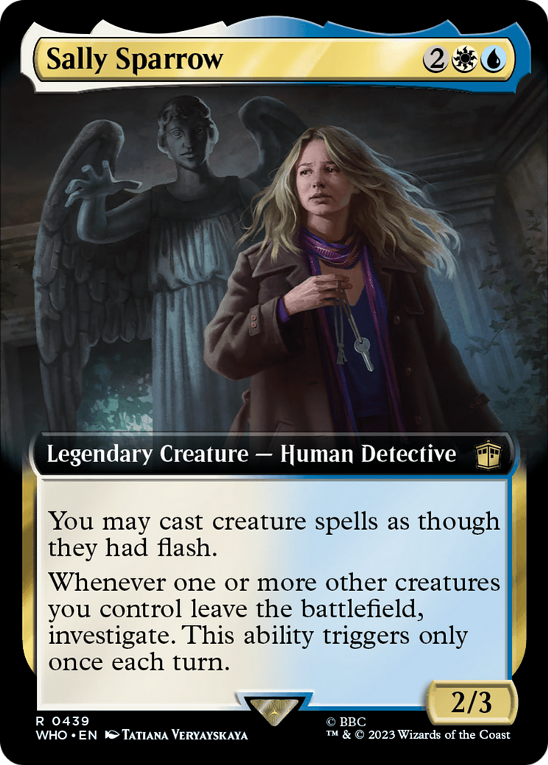 Sally Sparrow — Doctor Who — Magic: The Gathering