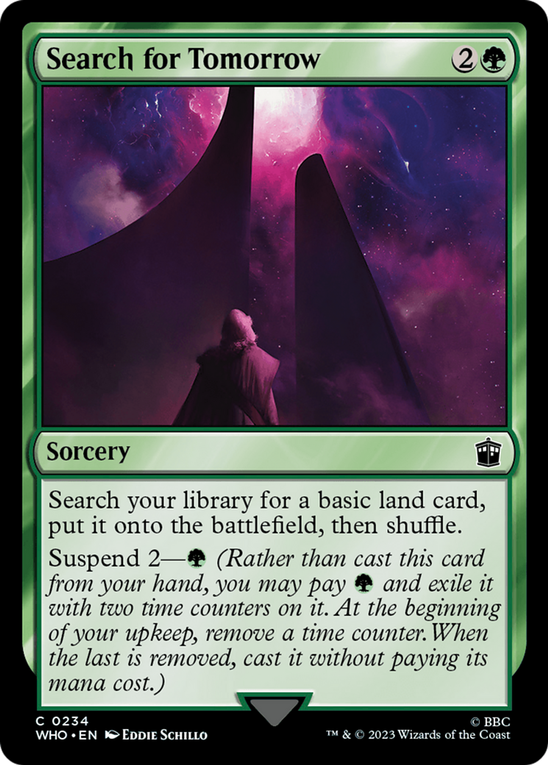Search for Tomorrow — Doctor Who — Magic: The Gathering