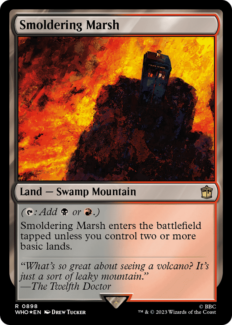 Smoldering Marsh — Doctor Who — Magic: The Gathering