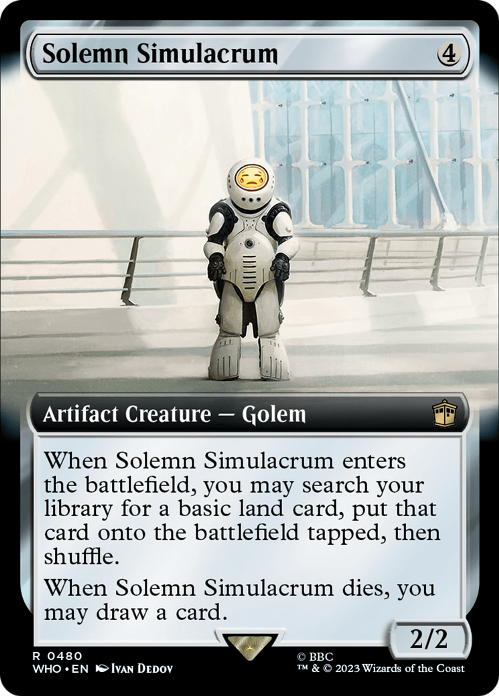 Simulacre solennel — Doctor Who — Magic: The Gathering