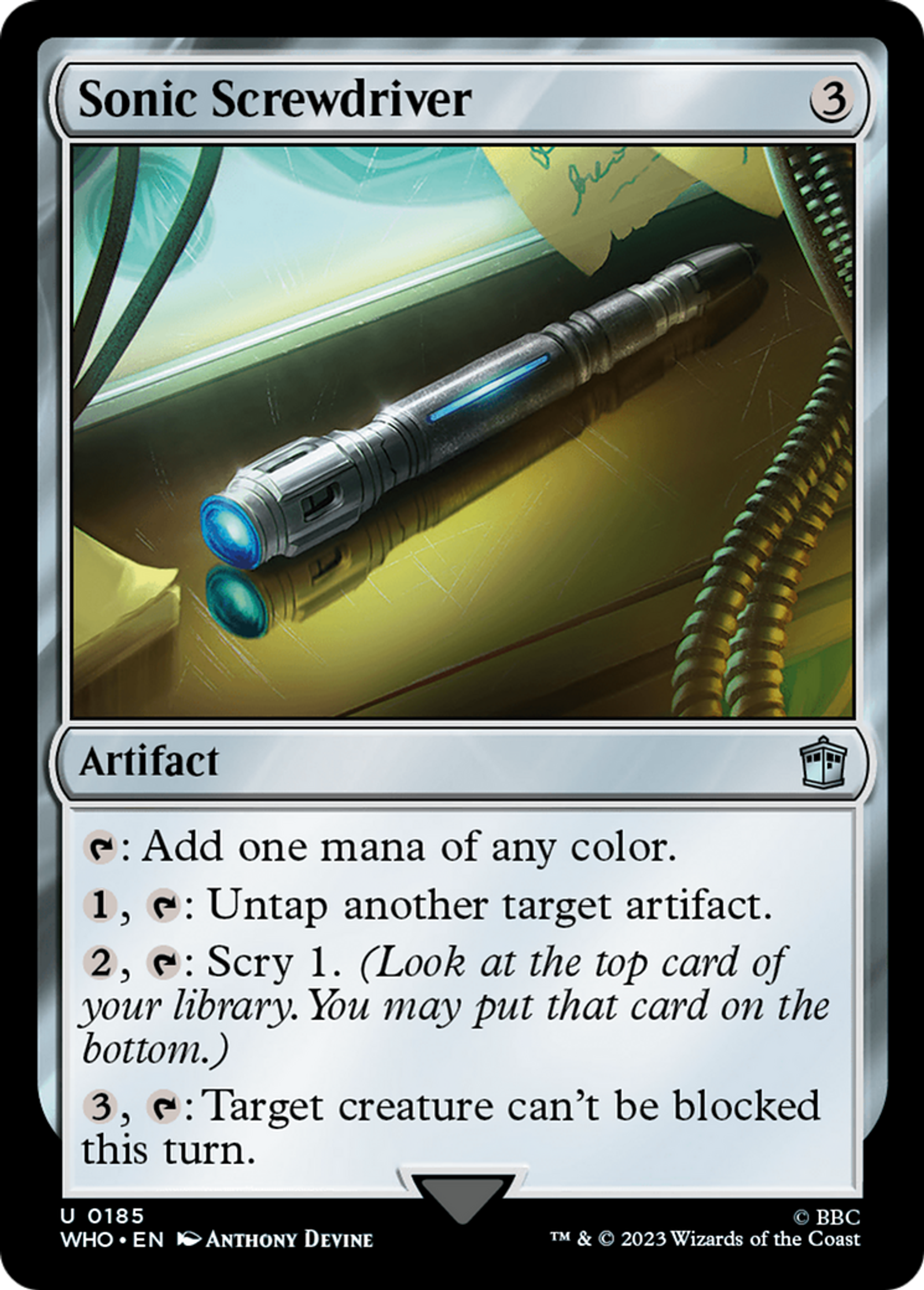 Tournevis sonique — Doctor Who — Magic: The Gathering