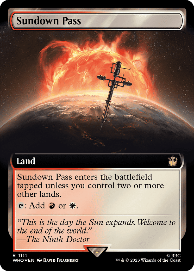 Sundown Pass — Doctor Who — Magic: The Gathering